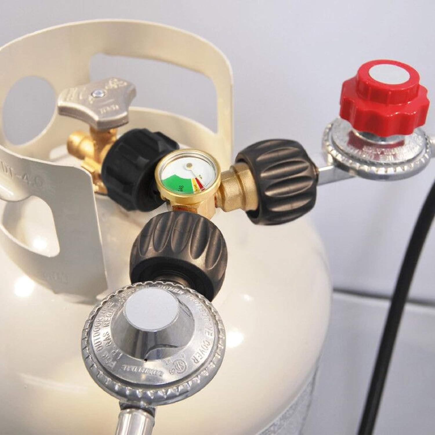 Divisor de Tanque de Propano Kohree 2 Vías con Medidor