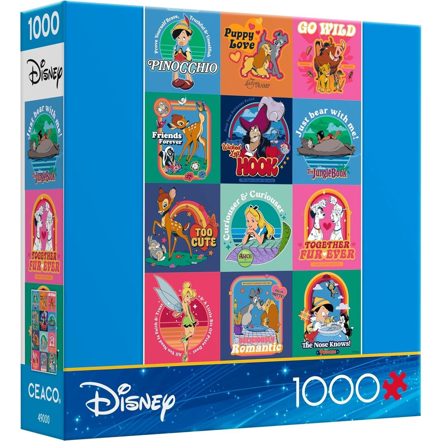 Rompecabezas Ceaco Disney 1000 Piezas 67.6x48.3cm