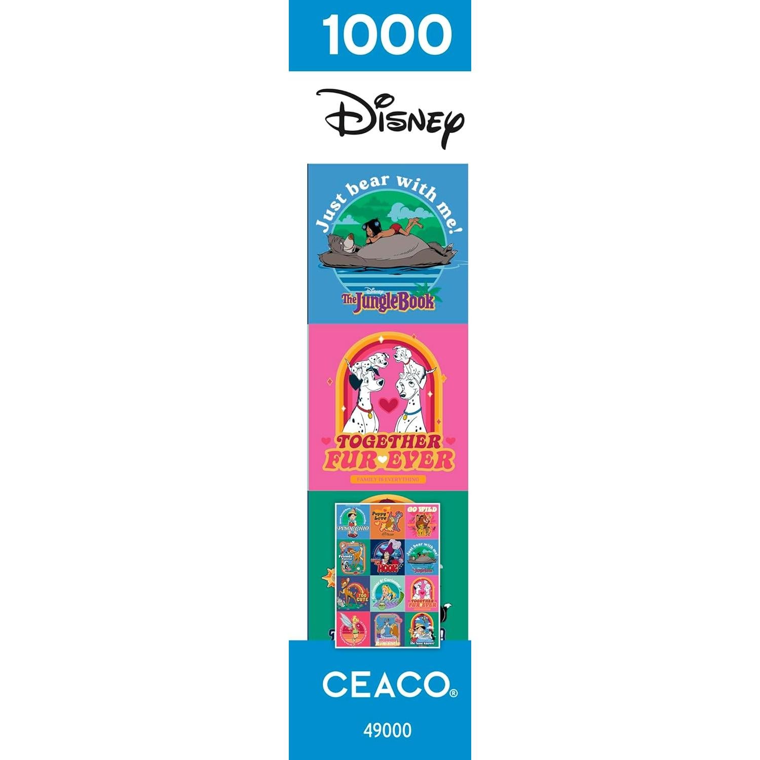 Rompecabezas Ceaco Disney 1000 Piezas 67.6x48.3cm