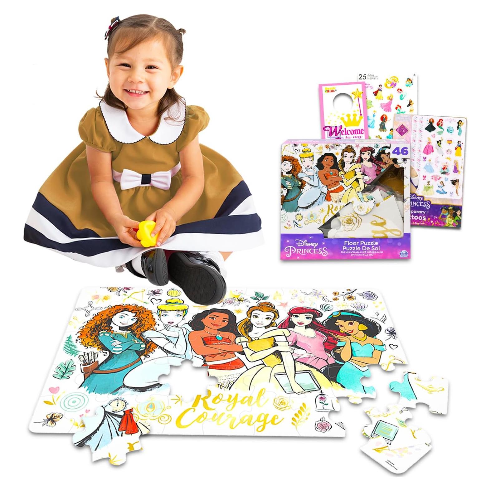 Rompecabezas de Piso Disney 46 Piezas 91x61 cm para Niños