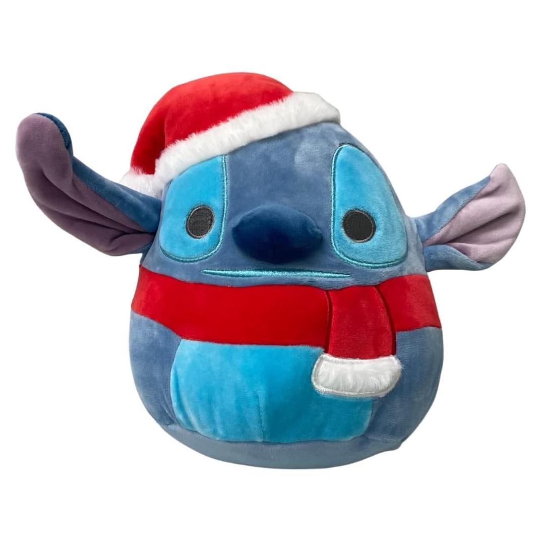 Peluche Squishmallow Disney Stitch Navidad 20 cm KellyToy