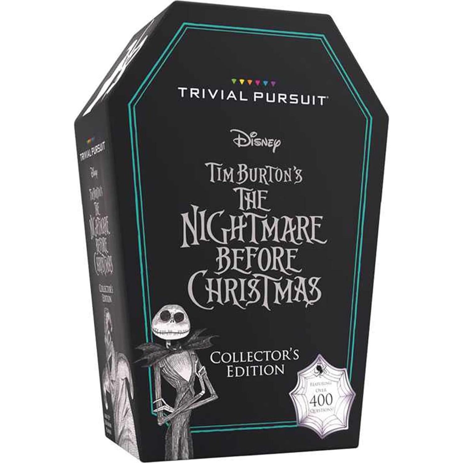 Trivial Pursuit Disney Tim Burton - The Nightmare Before Christmas - Juego de mesa de trivia con 420 preguntas