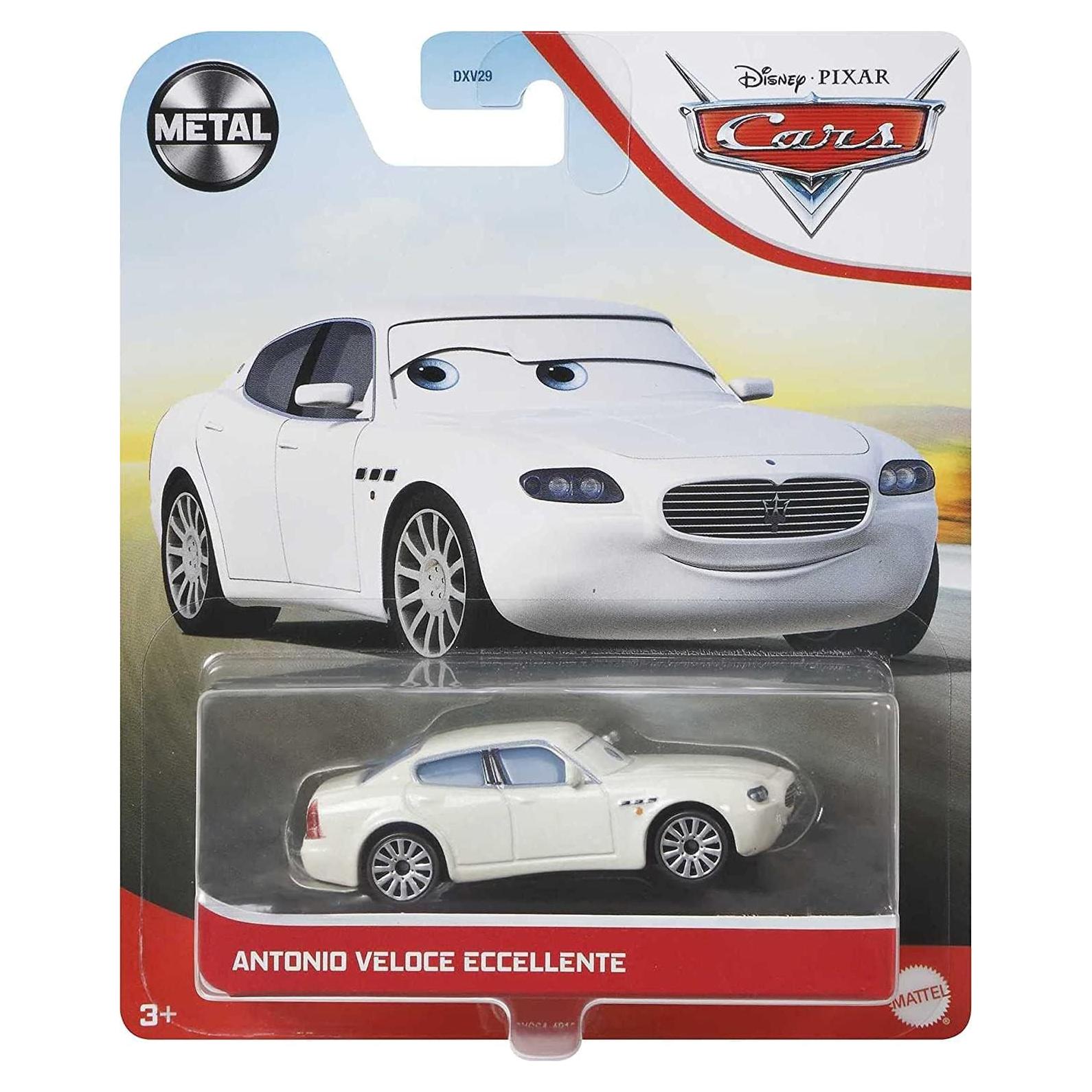 Auto de Juguete Disney Pixar Cars Antonio Veloce 1:55