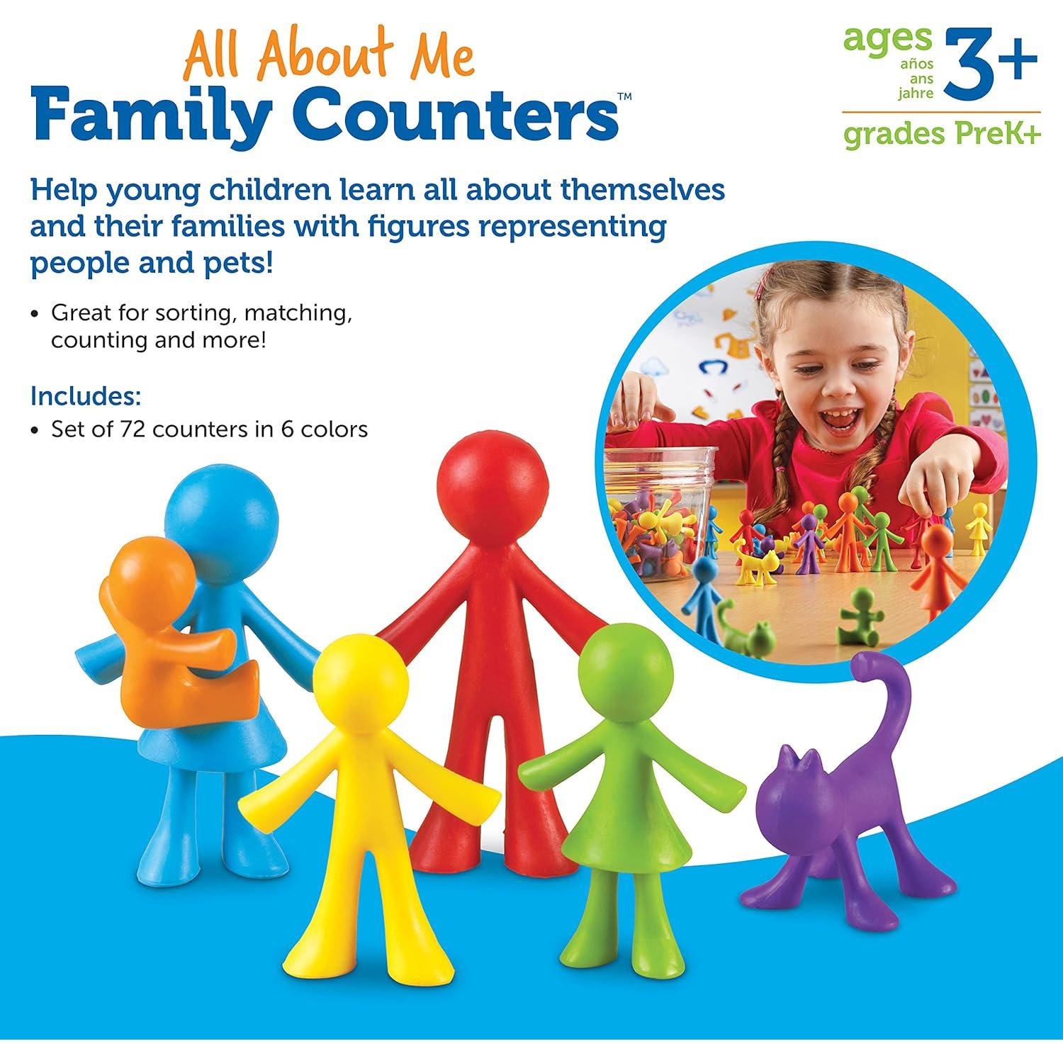 Contadores Familiares Recursos de Aprendizaje Set de 72