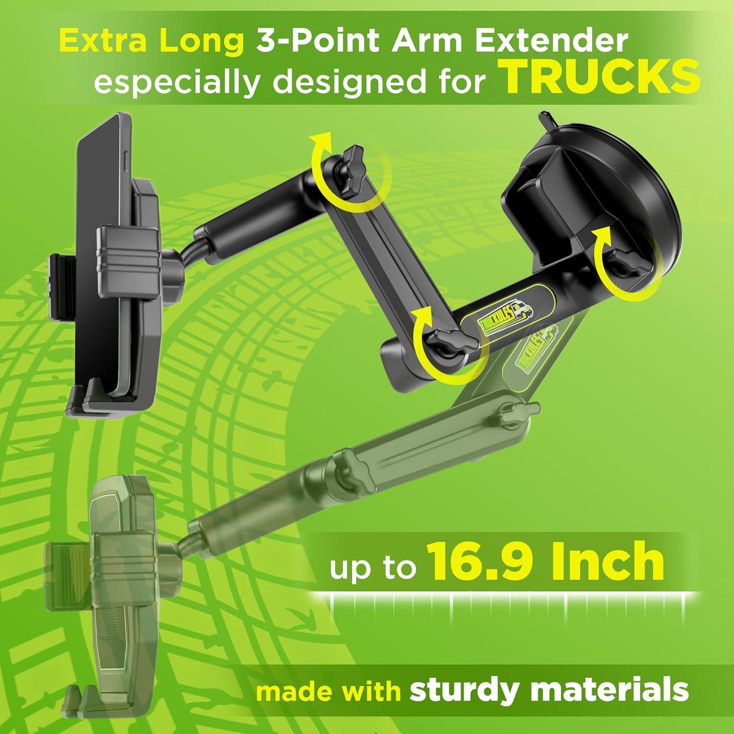 Soporte para Teléfono para Camión Truckules 16.9" Negro