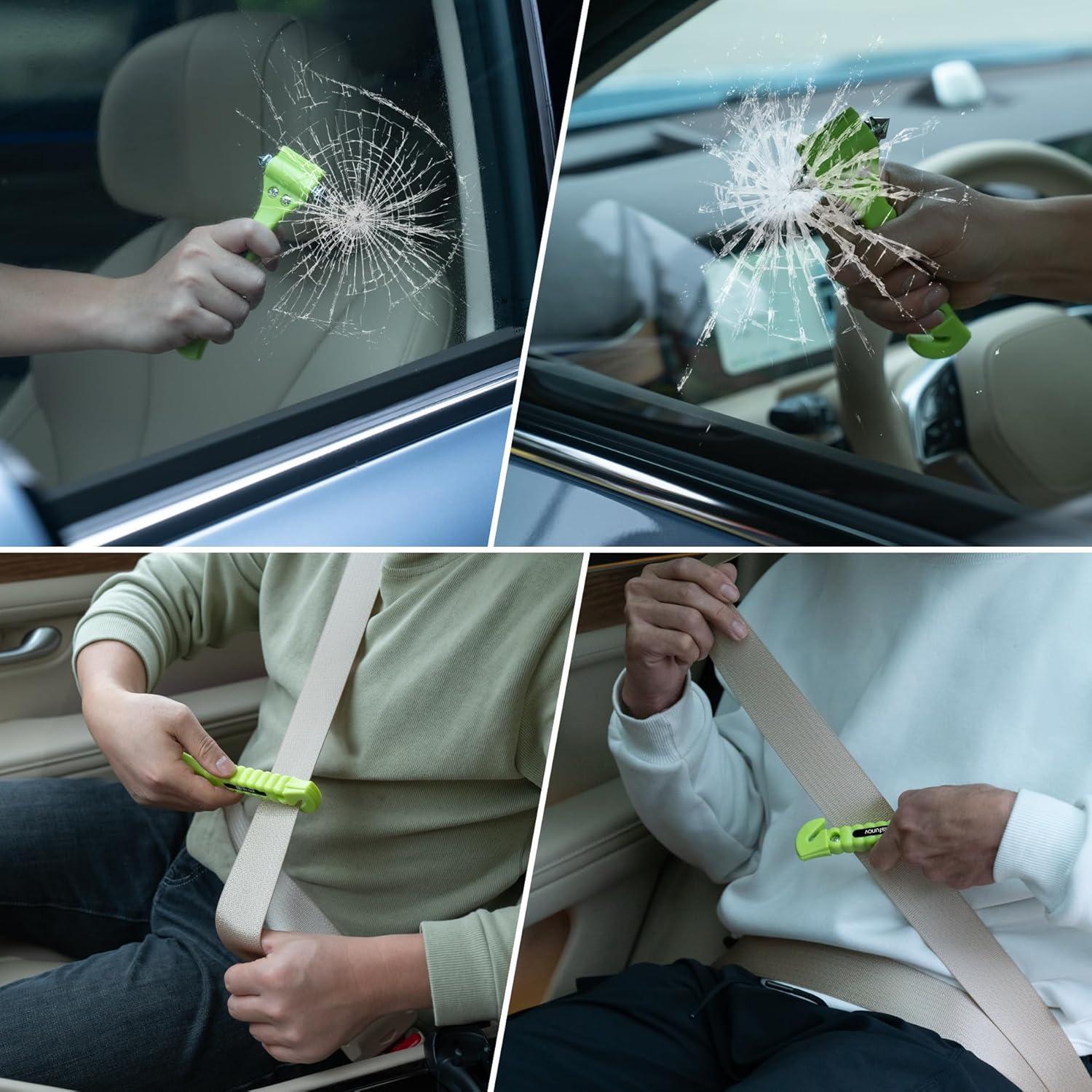 Juego de Martillo de Seguridad Husfunov 2-en-1 para Automóvil