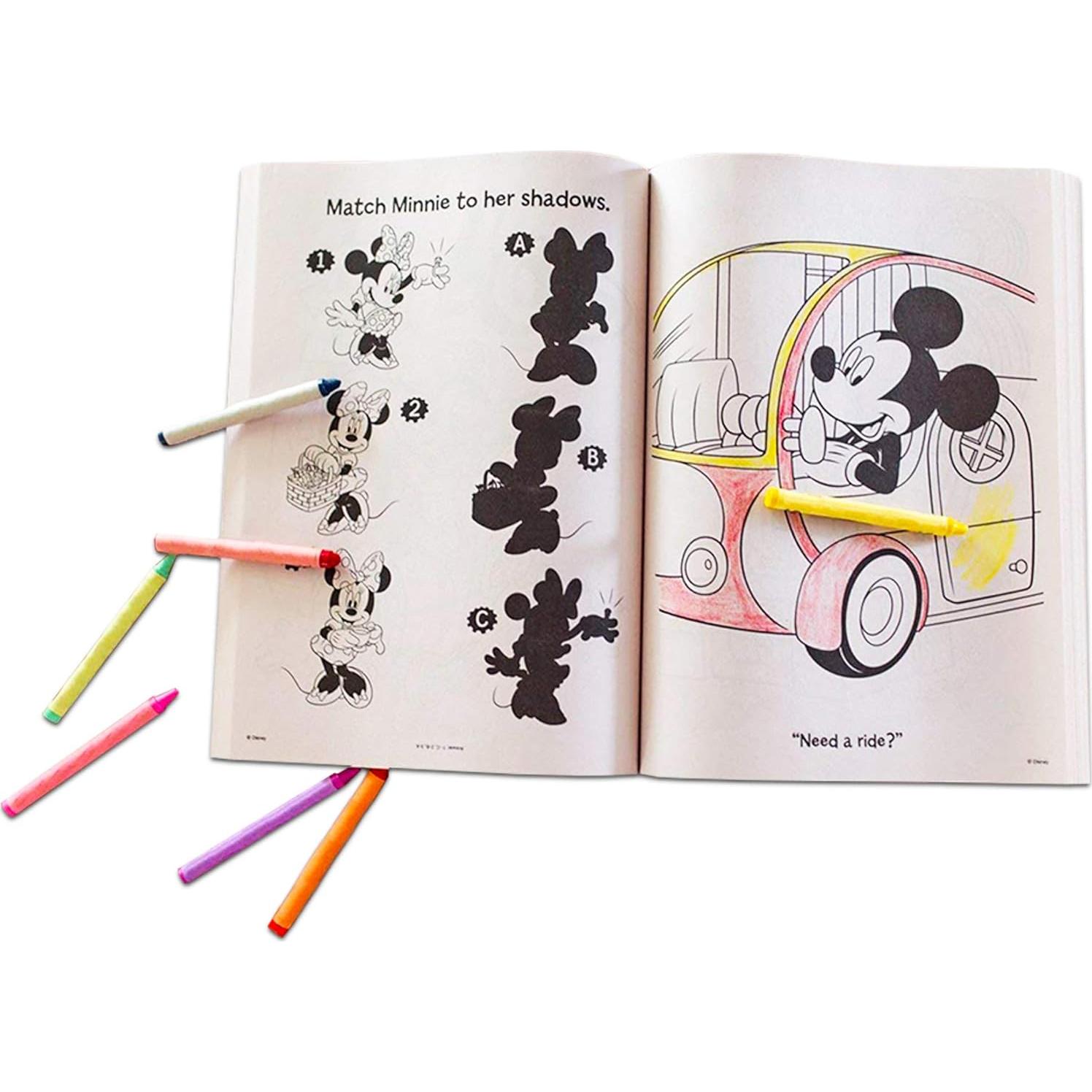 Libro para Colorear Disney Mickey Mouse 400 Páginas
