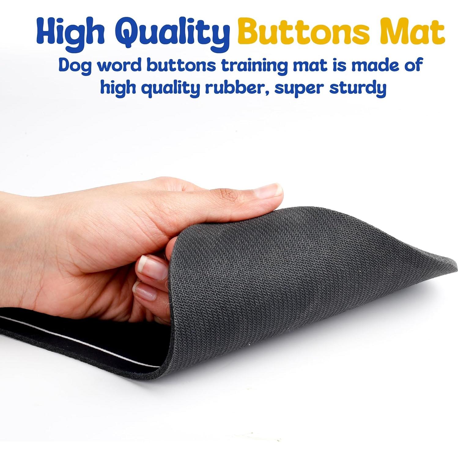 Botones de Comunicación para Perros PAWHUGS - 6 Pack con Clicker