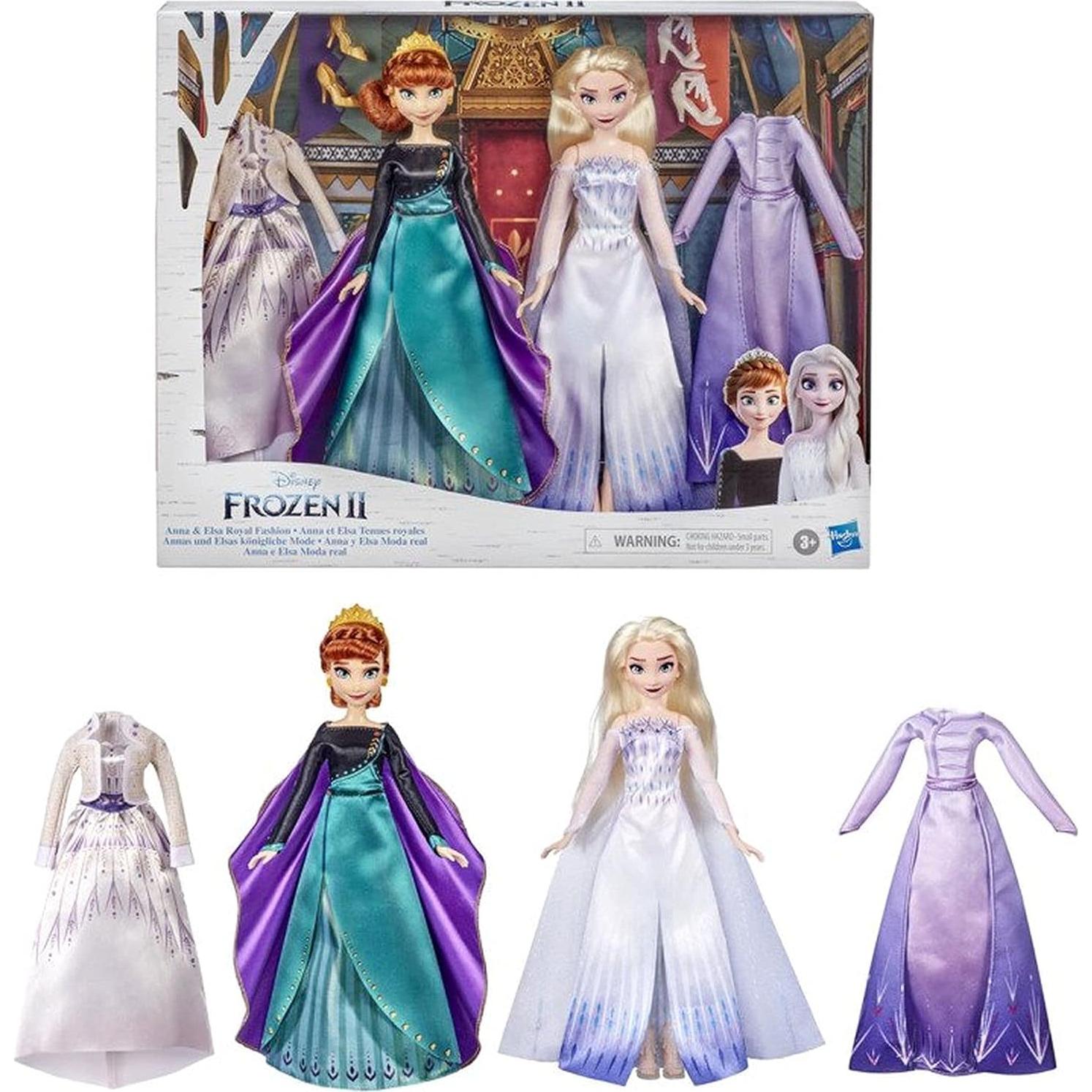 Muñecas de Moda Real Anna y Elsa Disney Frozen 2