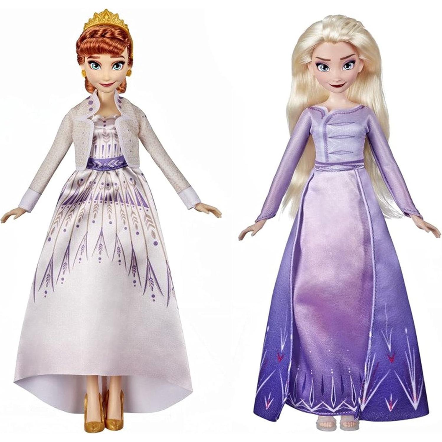 Muñecas de Moda Real Anna y Elsa Disney Frozen 2