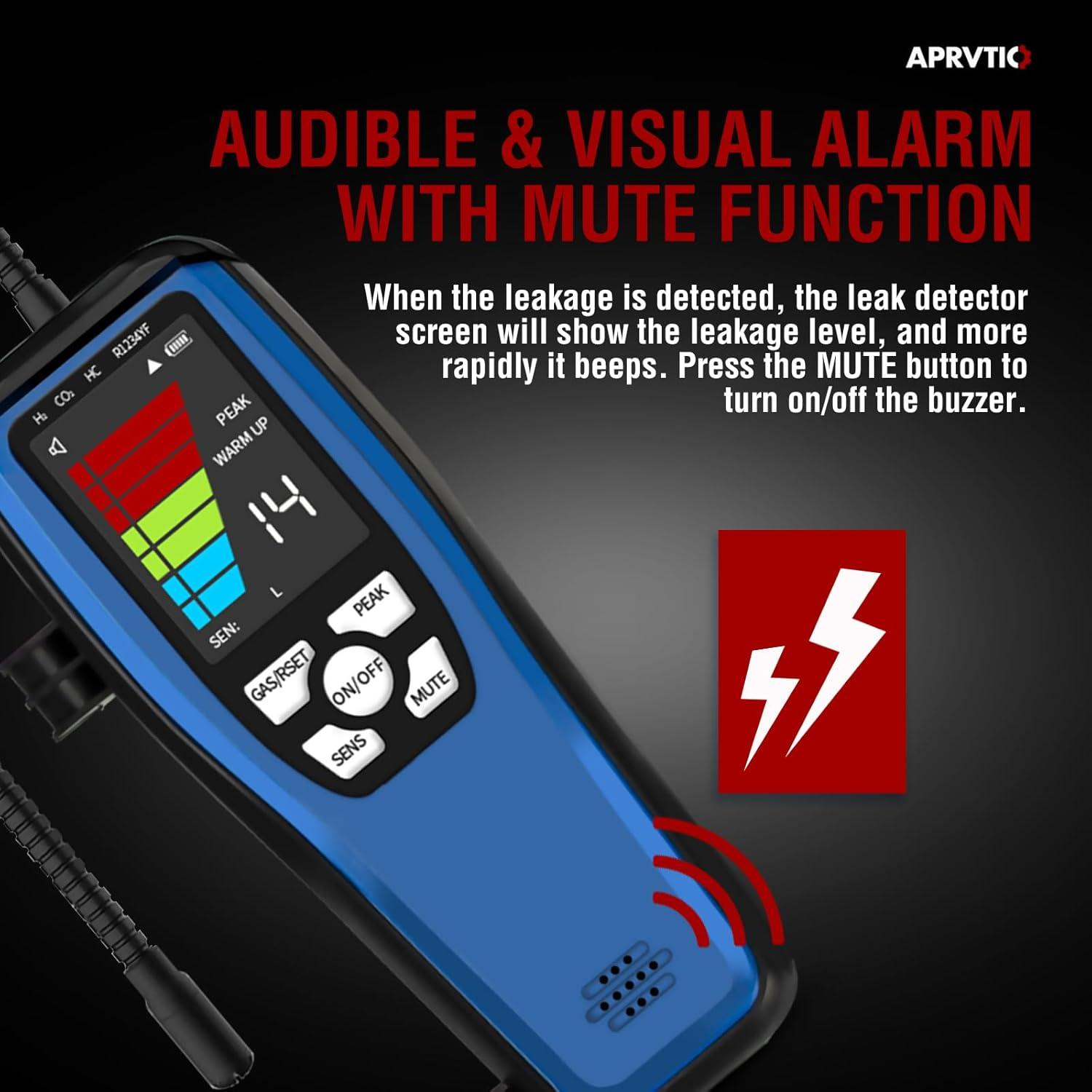 Detector de Fugas de Gas Aprvtio ALD-200 con Alarma Visual y Auditiva