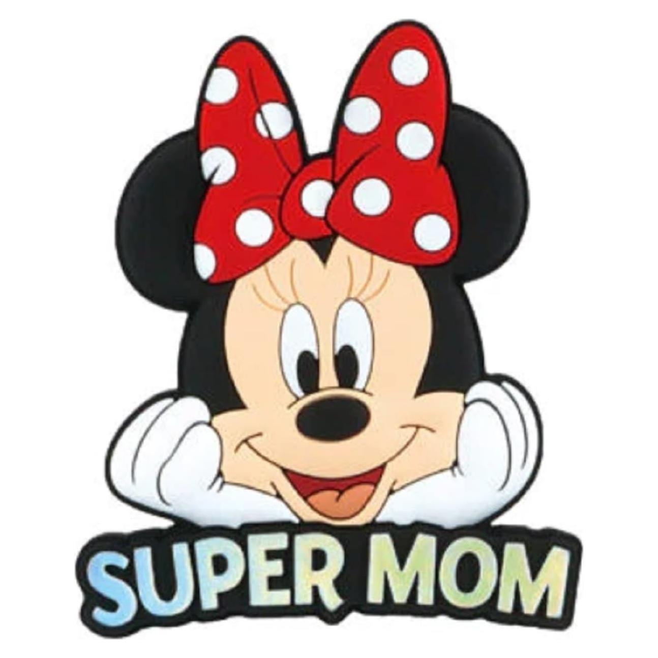 Imán de Cabeza de Minnie Mouse Disney Talla Única Rojo/Rosa