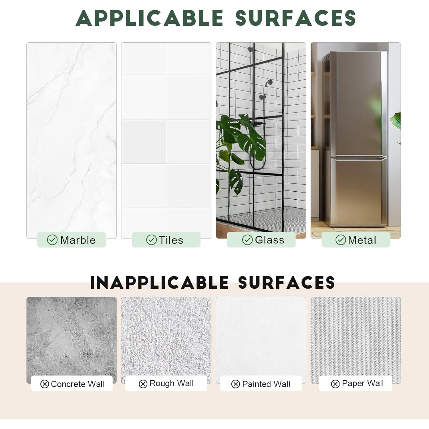 Ganchos de Ventosa RELBRO Transparentes 10 Pcs 4 Grandes 4 Medianos 2 Pequeños