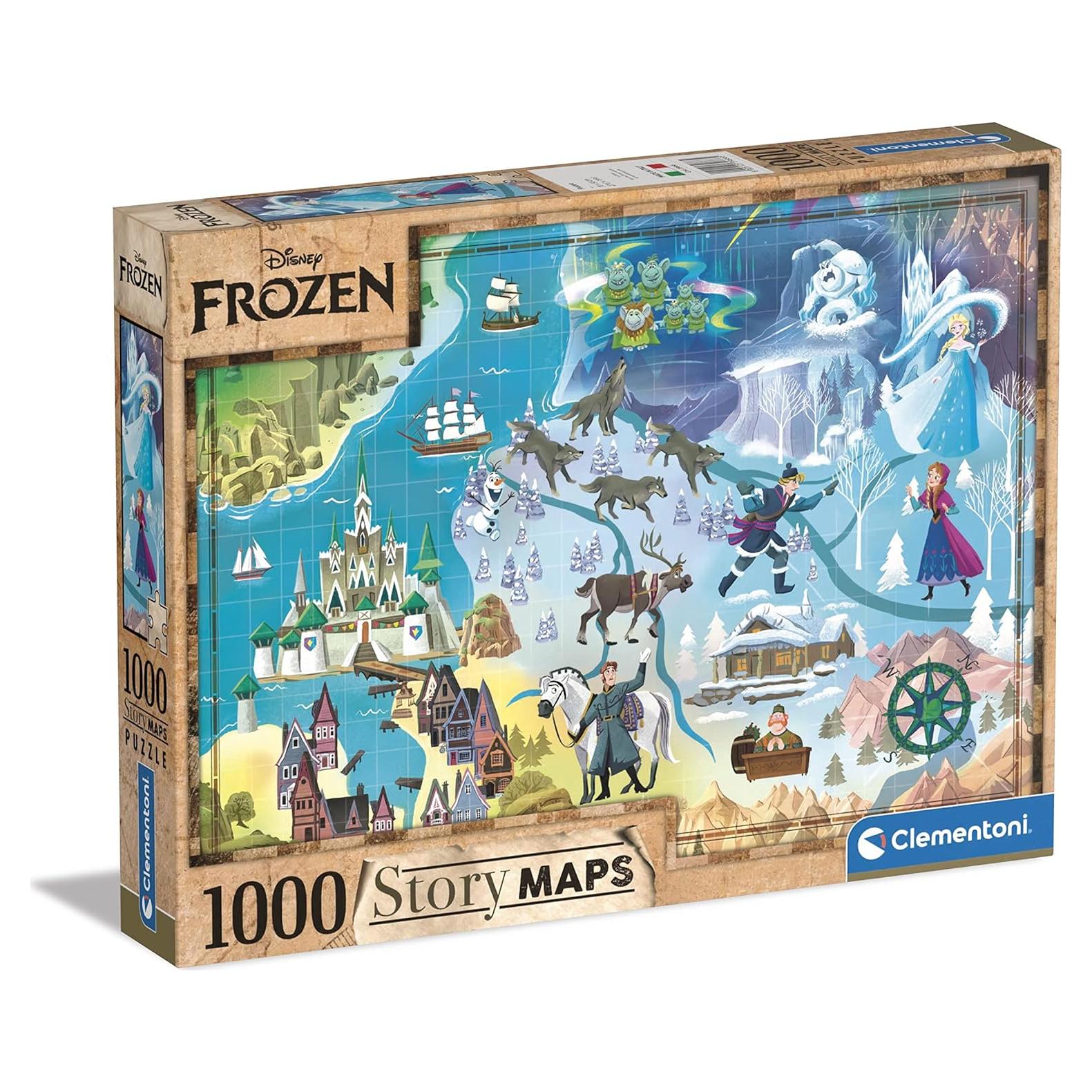 Rompecabezas Clementoni 1000 Piezas Disney Frozen 69x50cm
