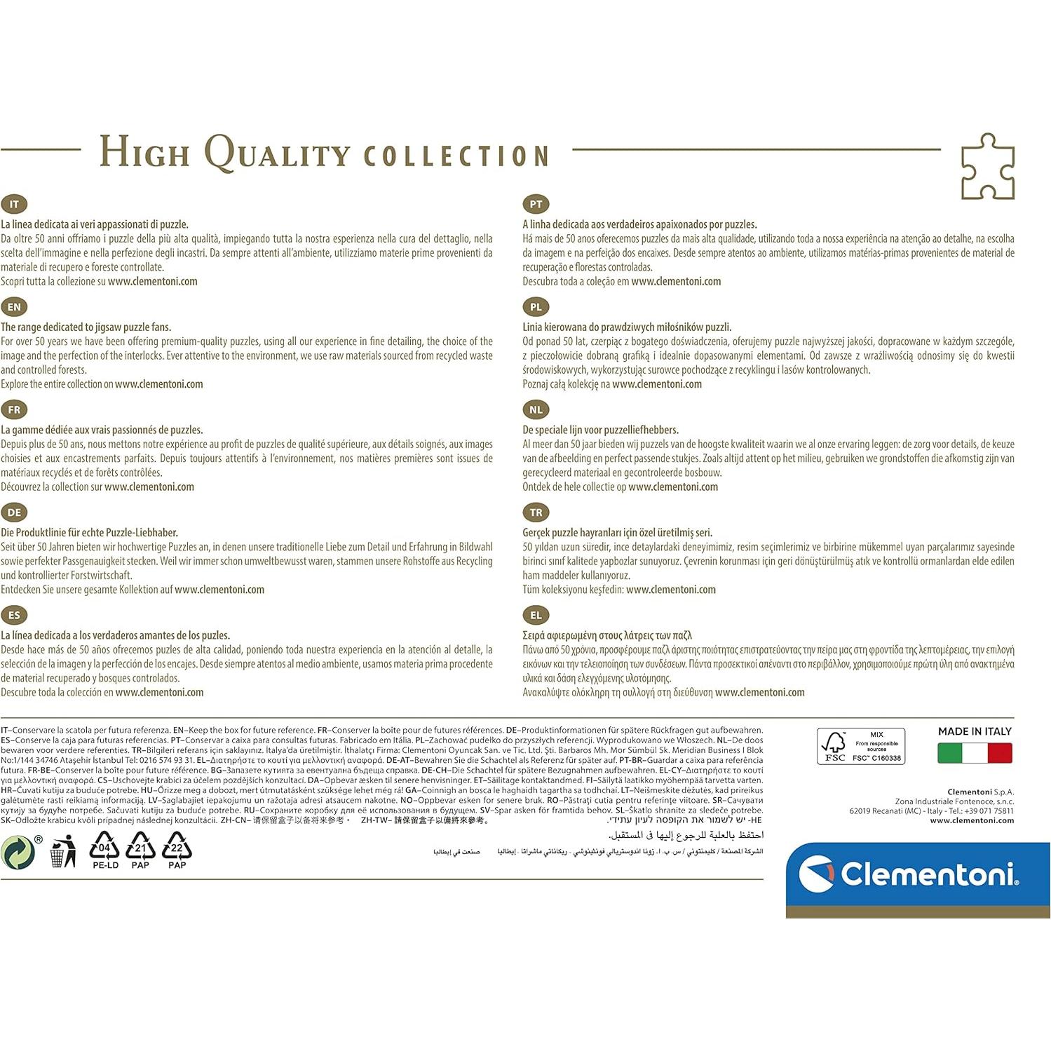 Rompecabezas Clementoni 1000 Piezas Disney Frozen 69x50cm