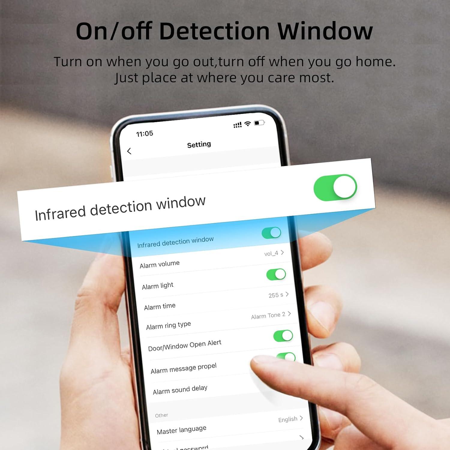 Sistema de Alarma Inalámbrico CPVAN con 6 Sensores y 2 Remotos