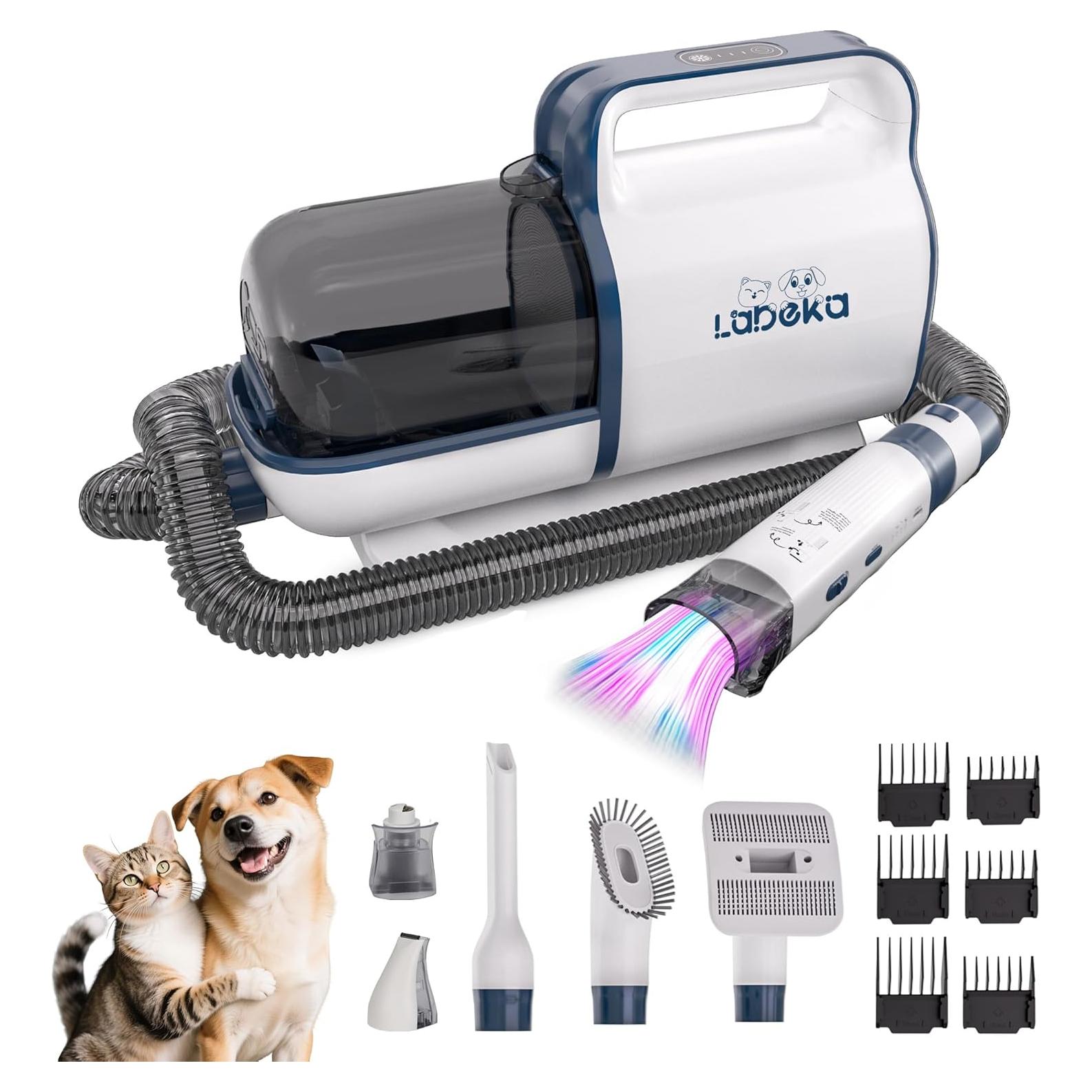 Kit de Aseo para Mascotas LABEKA 6 en 1 - Cepillo y Aspirador