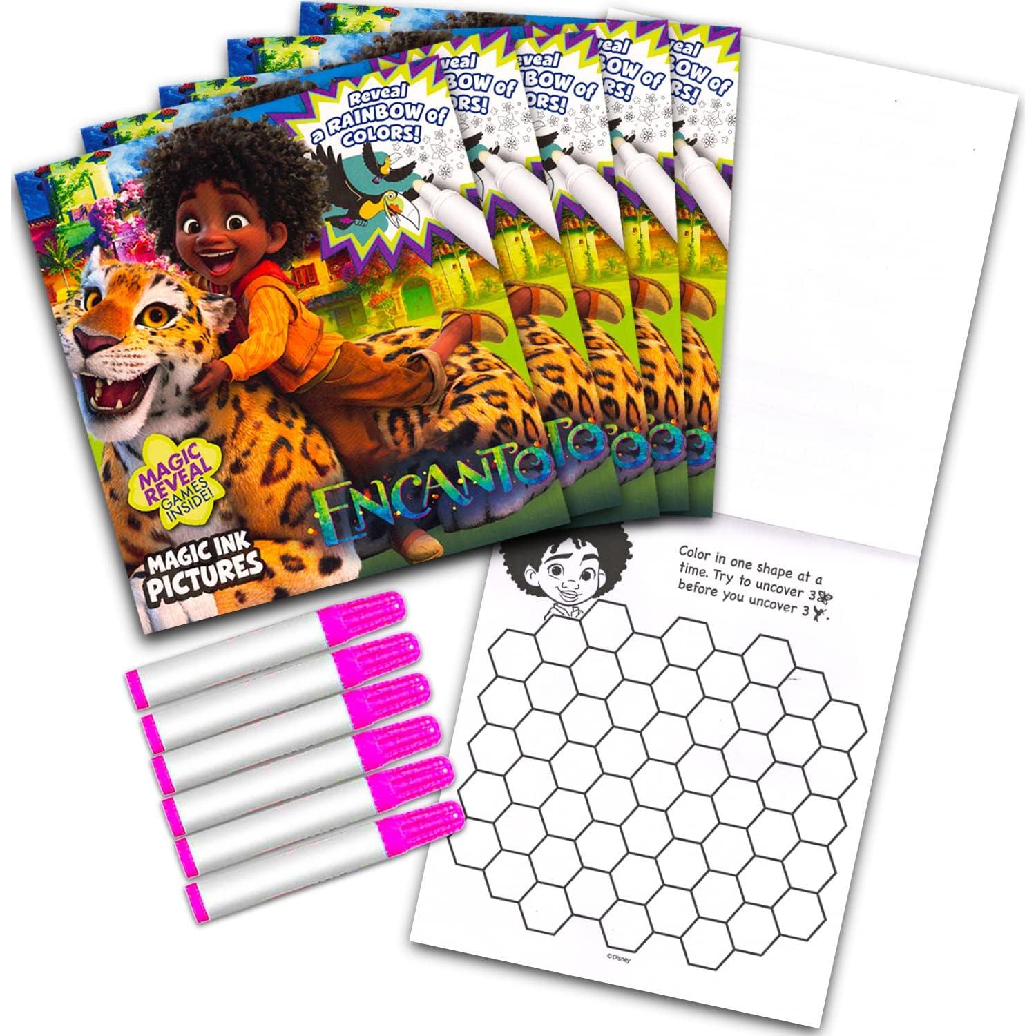 Set de 12 Libros para Colorear Disney Encanto con Stickers