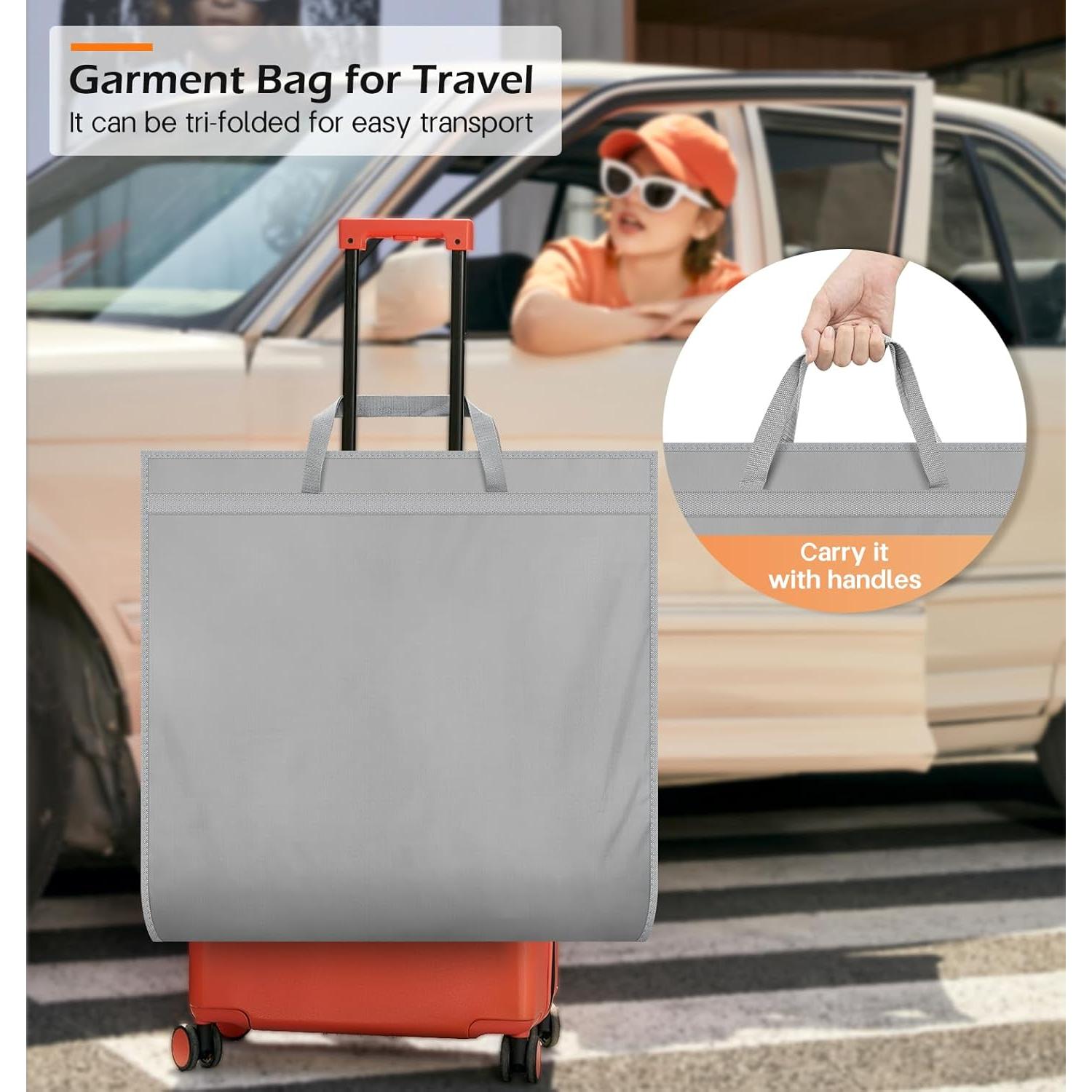 Bolsas de Ropa Plegables MISSLO 65" Impermeables 2 Pcs