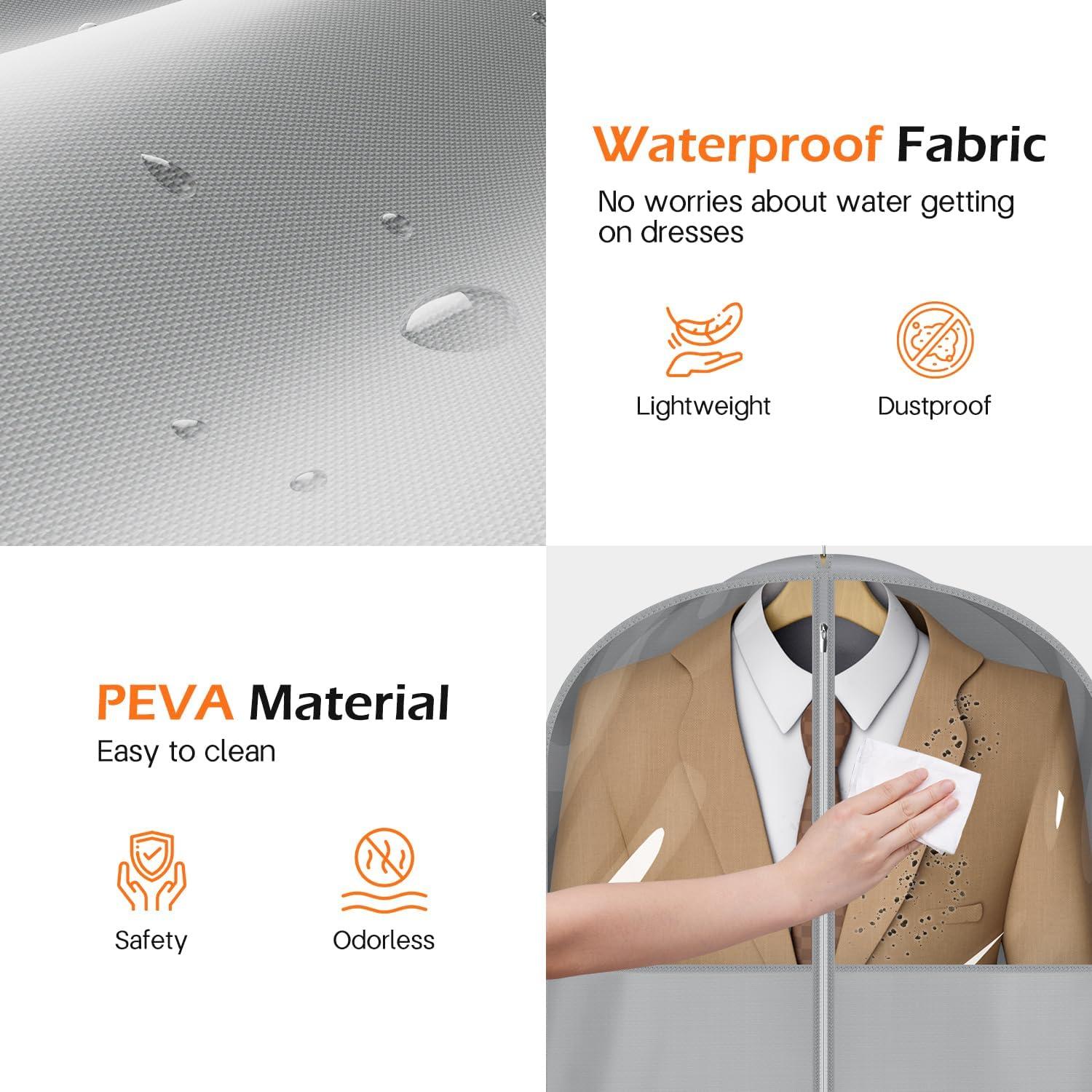 Bolsas de Ropa Plegables MISSLO 65" Impermeables 2 Pcs