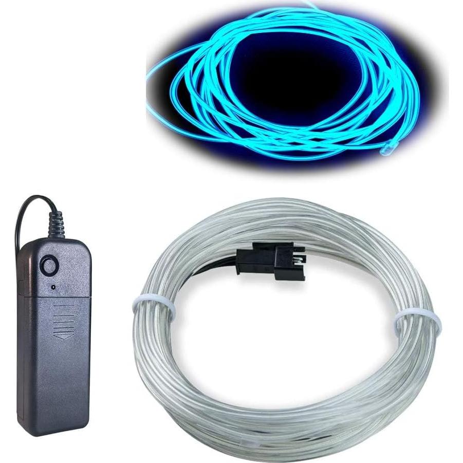 Cinta de Luz Neón MaxLax 2M Azul Hielo para Decoración