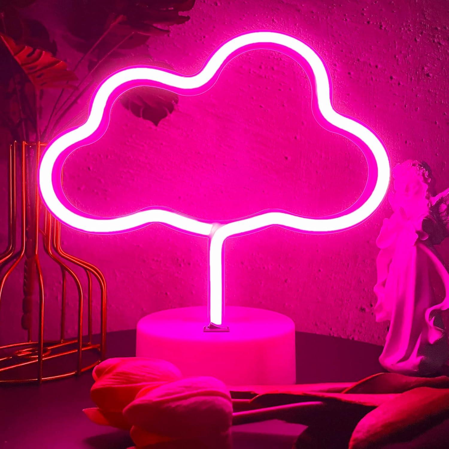 Luz de Nube LED Rosa VIFULIN - Decoración para Dormitorio