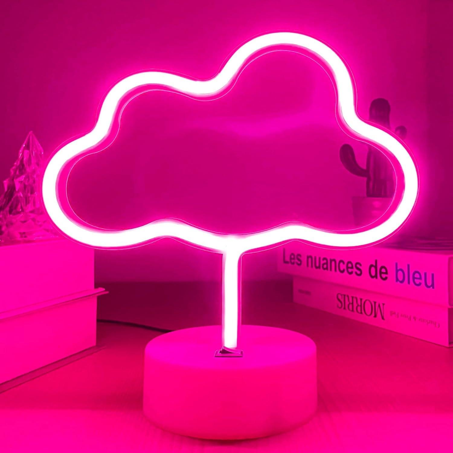Luz de Nube LED Rosa VIFULIN - Decoración para Dormitorio