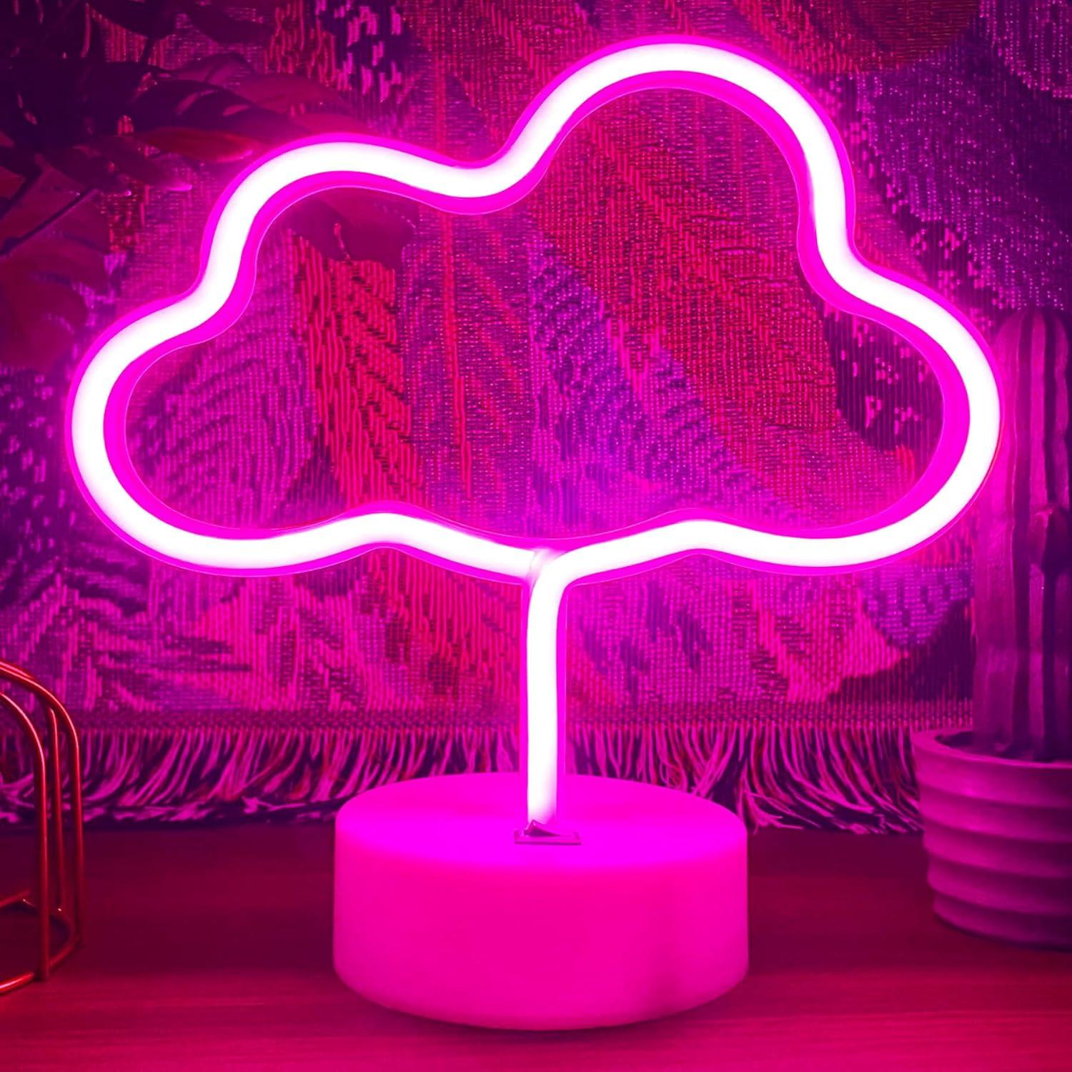 Luz de Nube LED Rosa VIFULIN - Decoración para Dormitorio