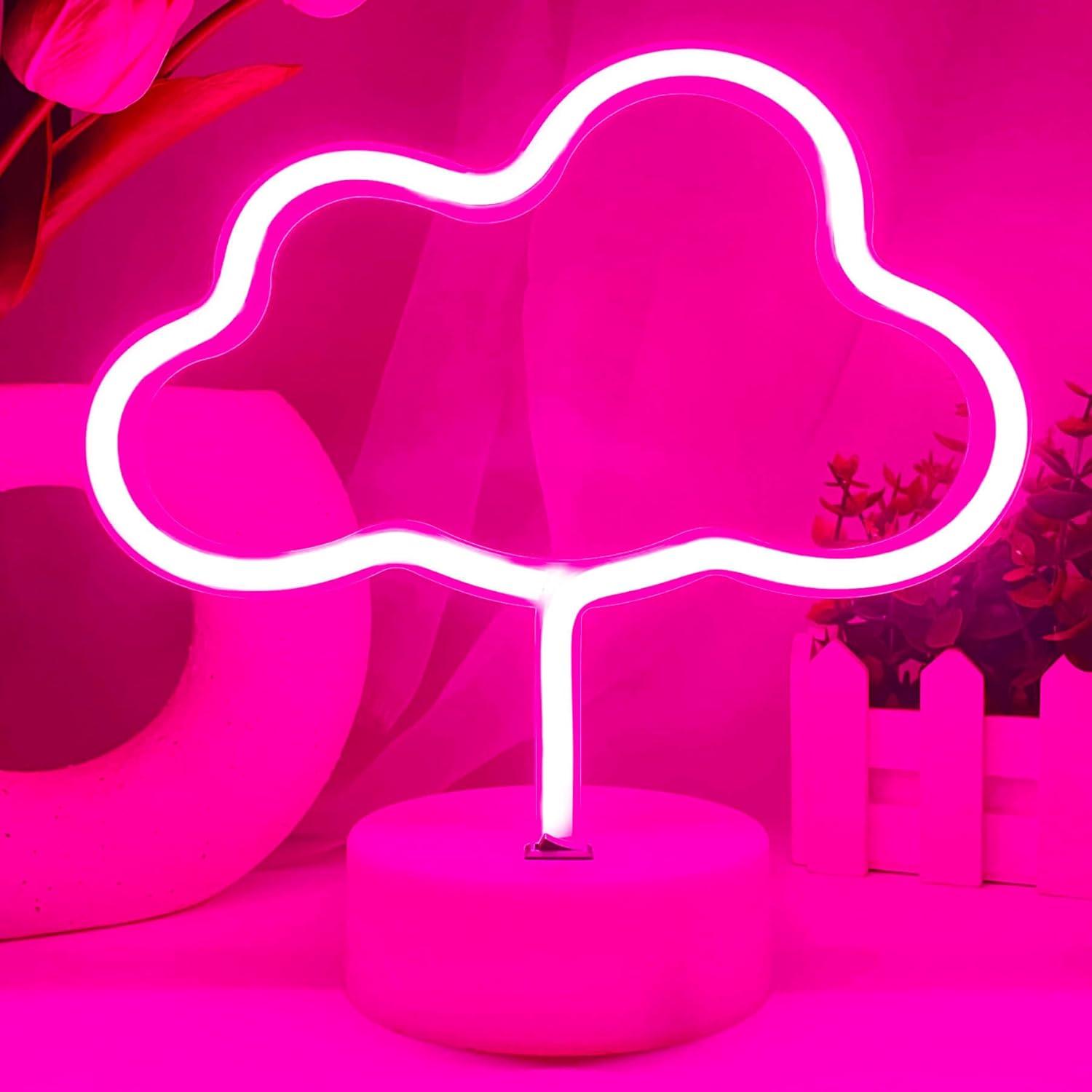 Luz de Nube LED Rosa VIFULIN - Decoración para Dormitorio