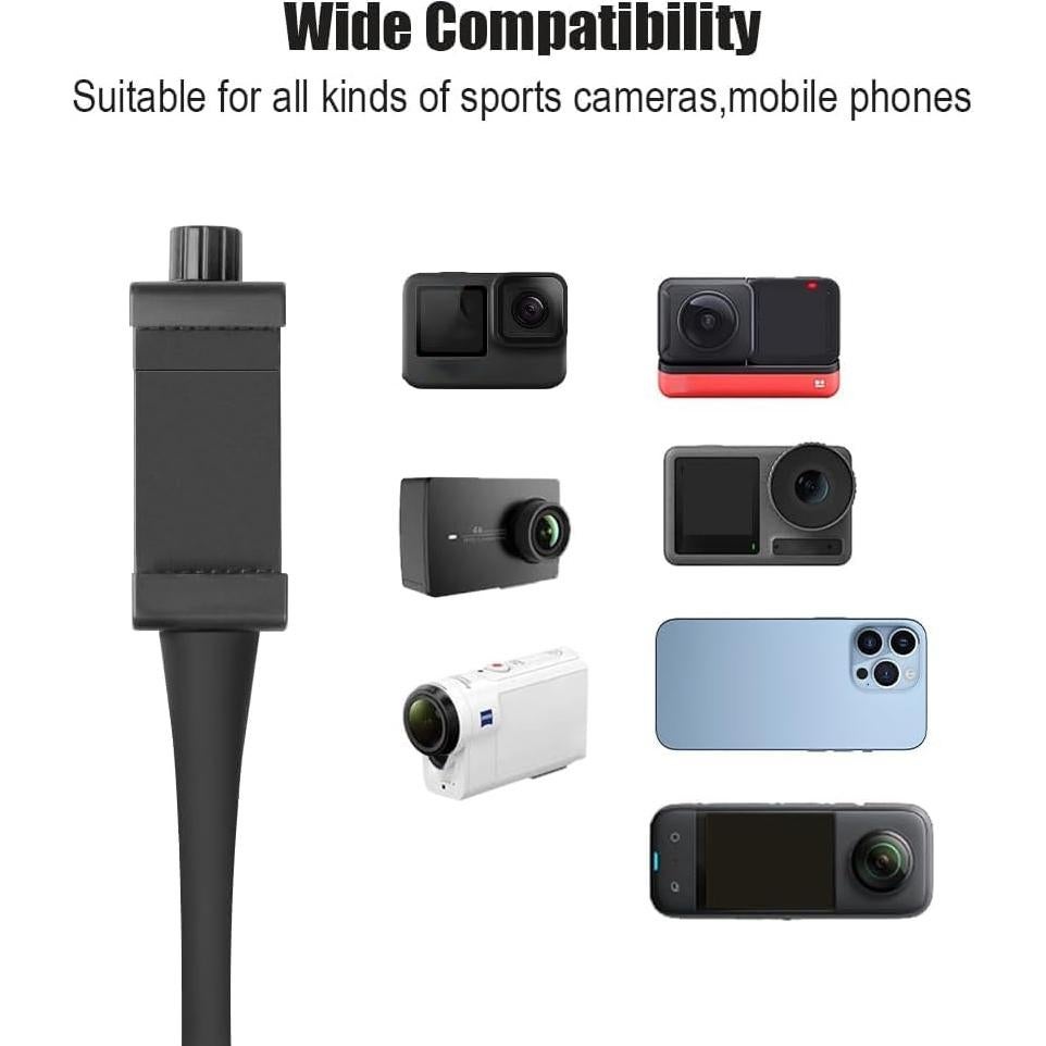 Soporte flexible para teléfono Taisioner 42.5 cm para GoPro y smartphones