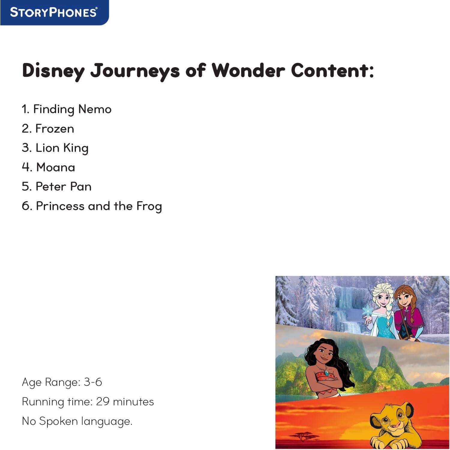 StoryPhones StoryShield Disney 100 Viajes de Maravilla - 6 Sonidos
