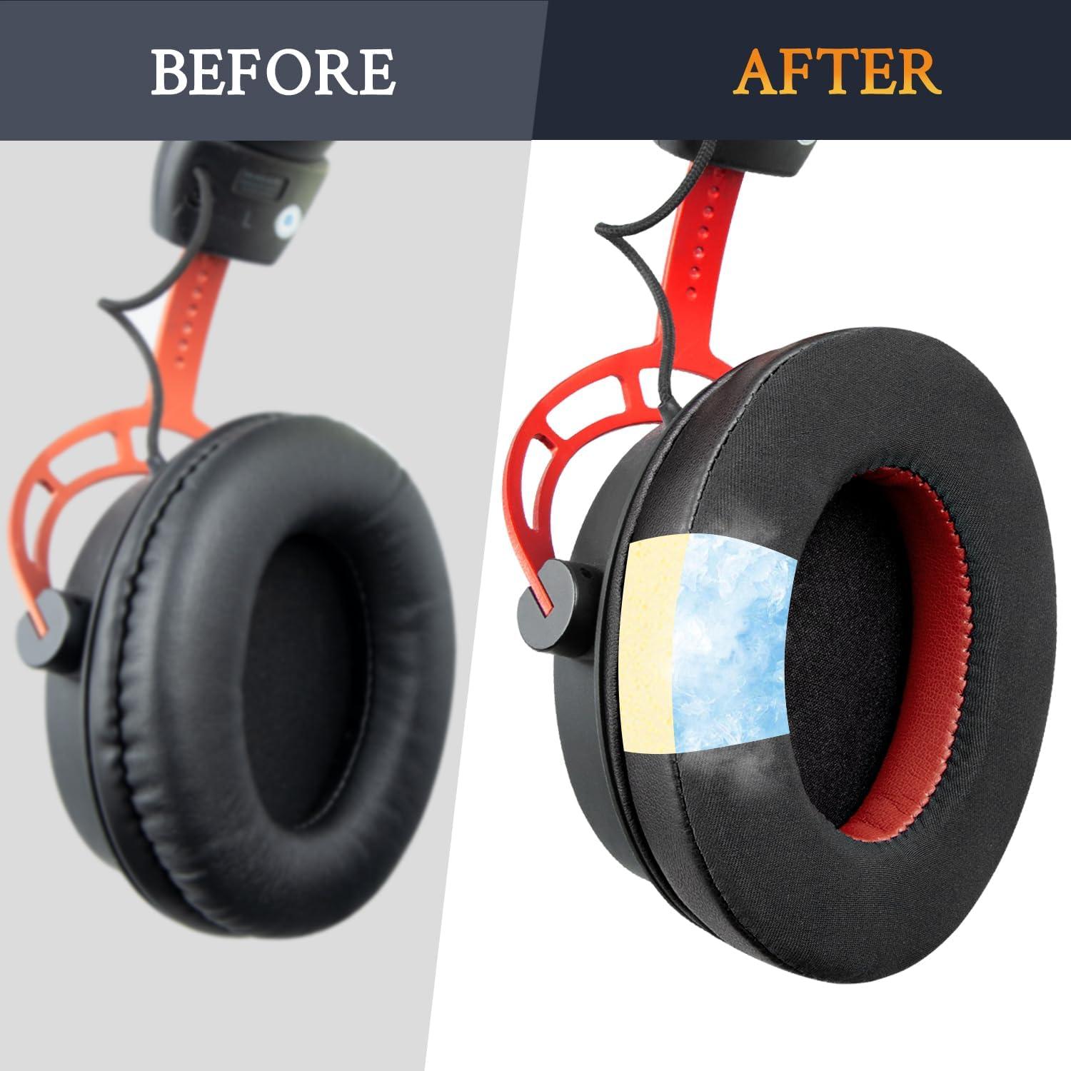 Almohadillas de Gel Refrigerante SOULWIT para Auriculares HyperX