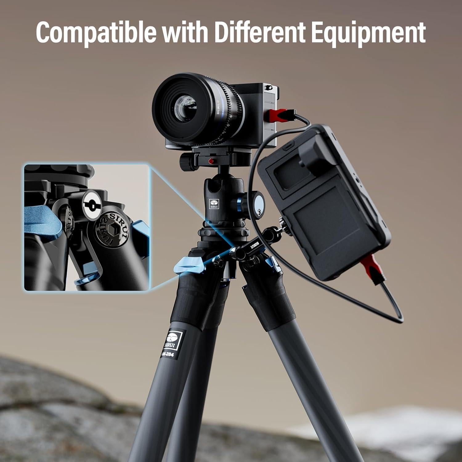 Polo de Extensión SIRUI SL-200 de Fibra de Carbono 320mm