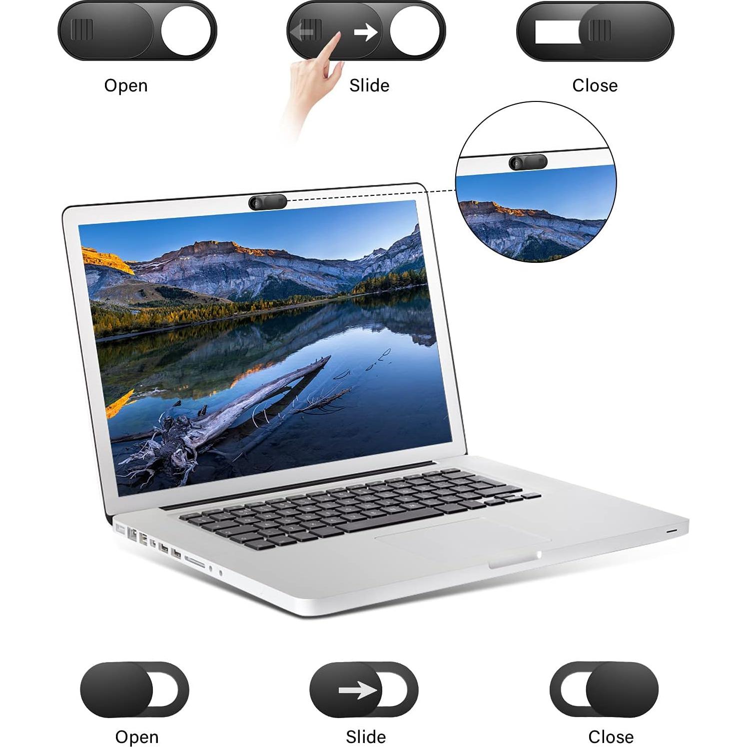 Cubierta de Cámara ZUCUCUC para Laptop y Smartphone - 12 Pcs