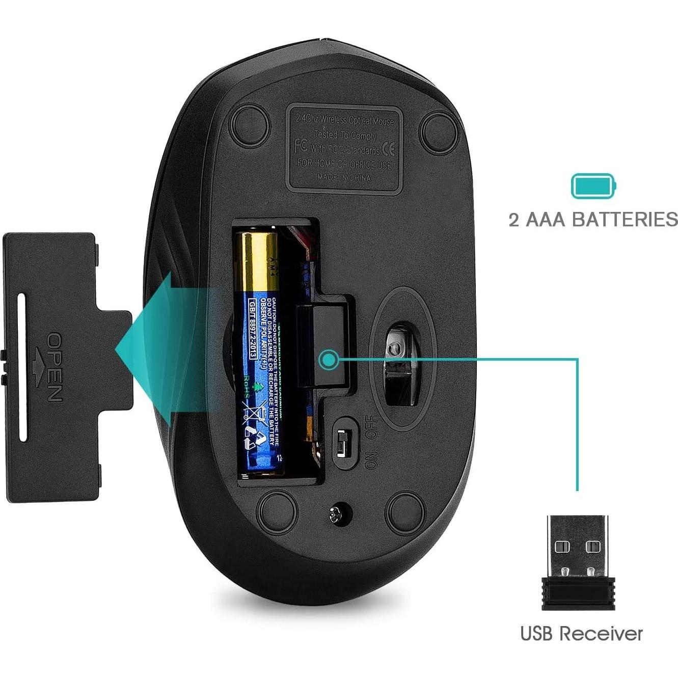 Paquete de 10 Ratones Inalámbricos Rii RM100 para PC