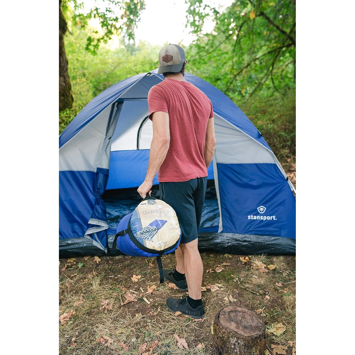Saco de Dormir Stansport Prospector 5 lbs Azul 190.5x83.8 cm