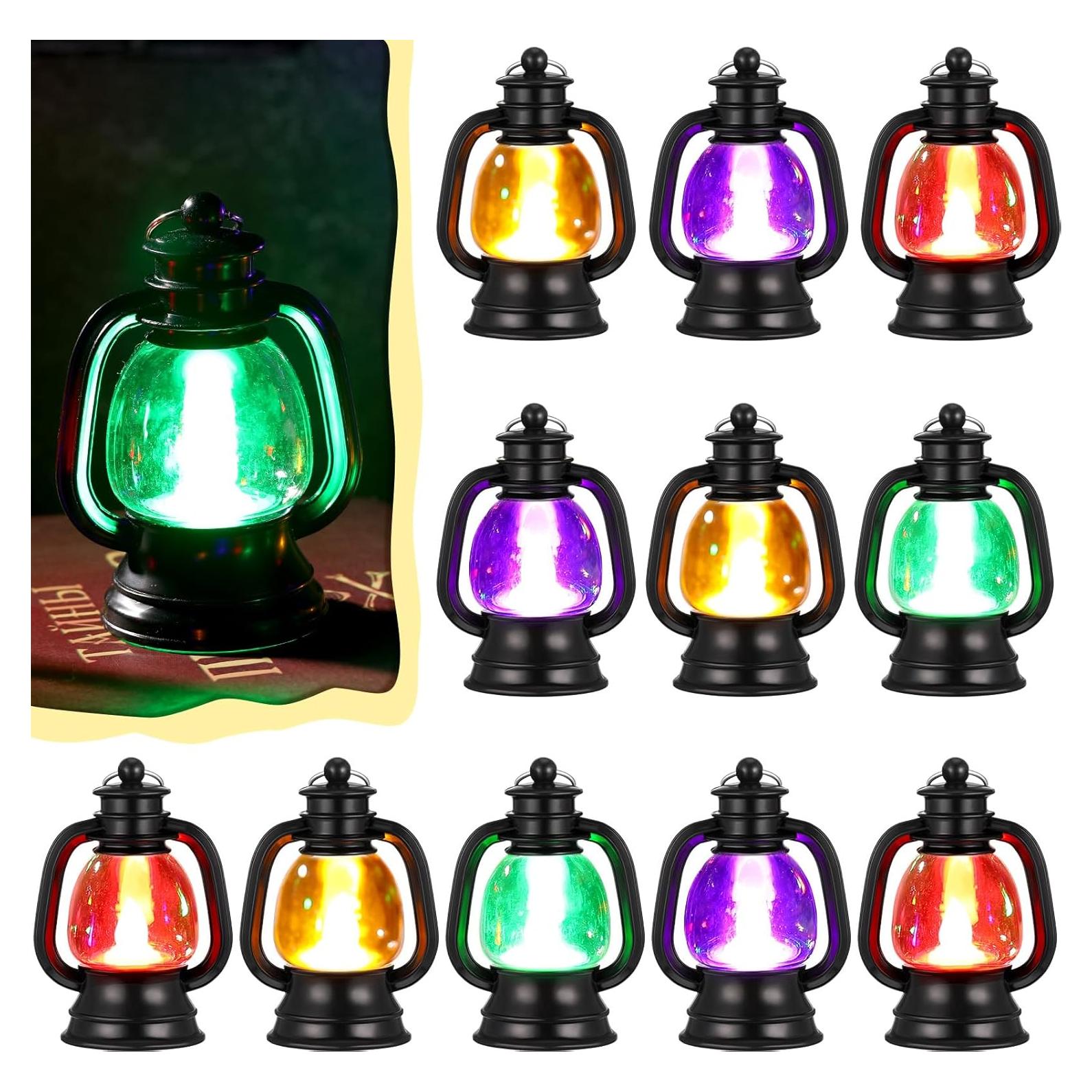 12 Mini Linternas Decorativas Ferraycle Vintage 10.16 cm