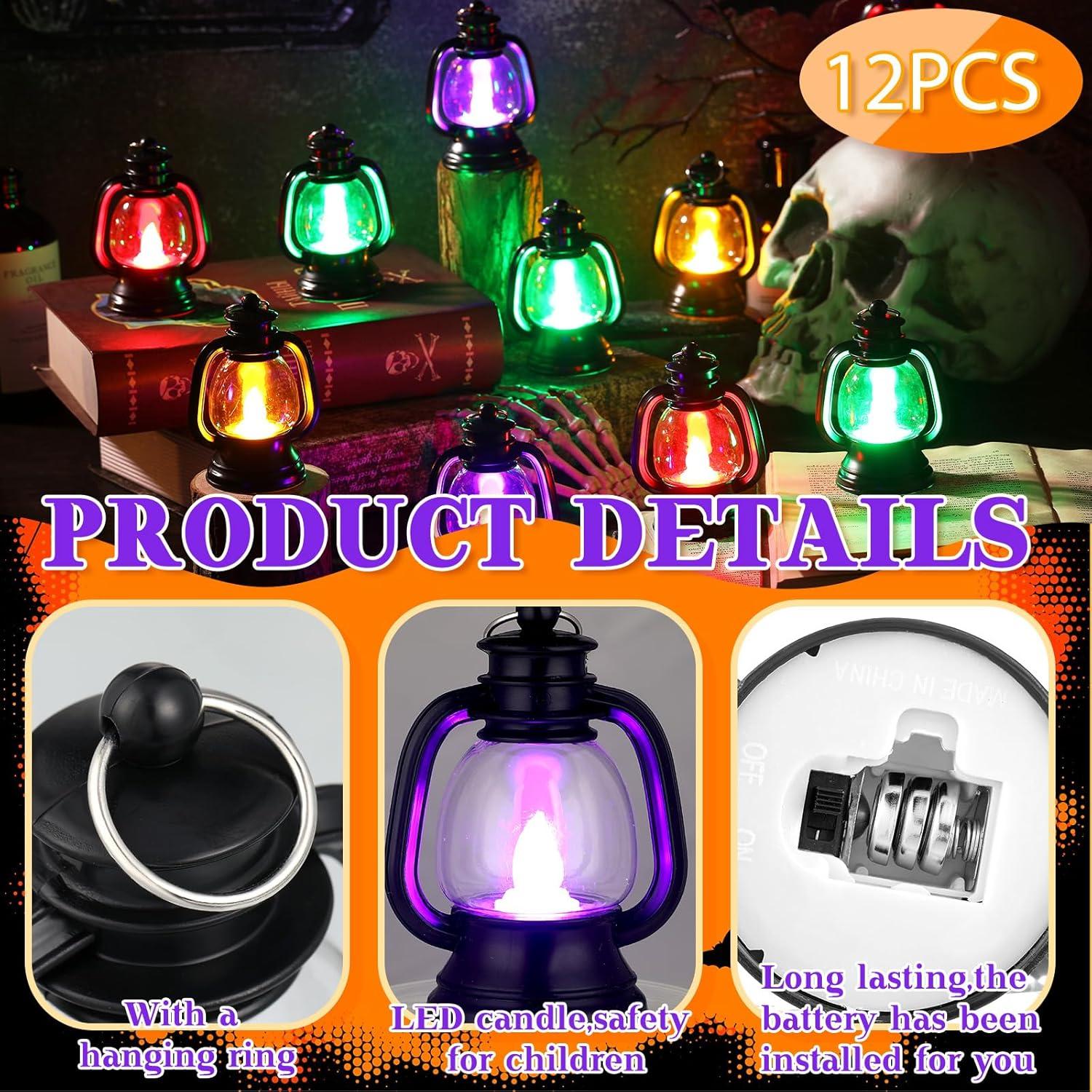 12 Mini Linternas Decorativas Ferraycle Vintage 10.16 cm