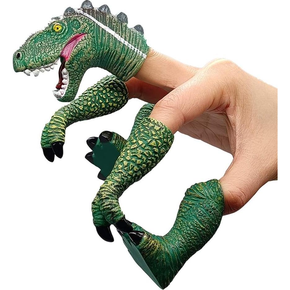 Conjunto de Marionetas de Dedos de Dinosaurio AQKILO - Juguetes Ecológicos