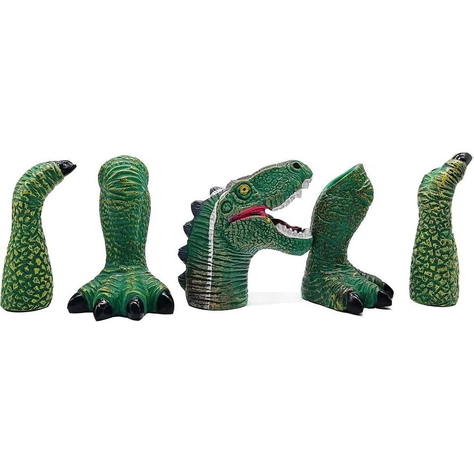 Conjunto de Marionetas de Dedos de Dinosaurio AQKILO - Juguetes Ecológicos