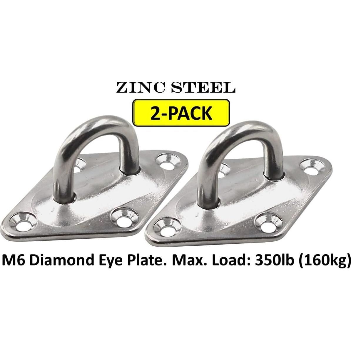 Kits de Placas de Ojo de Diamante Acero Inoxidable y Zinc M6