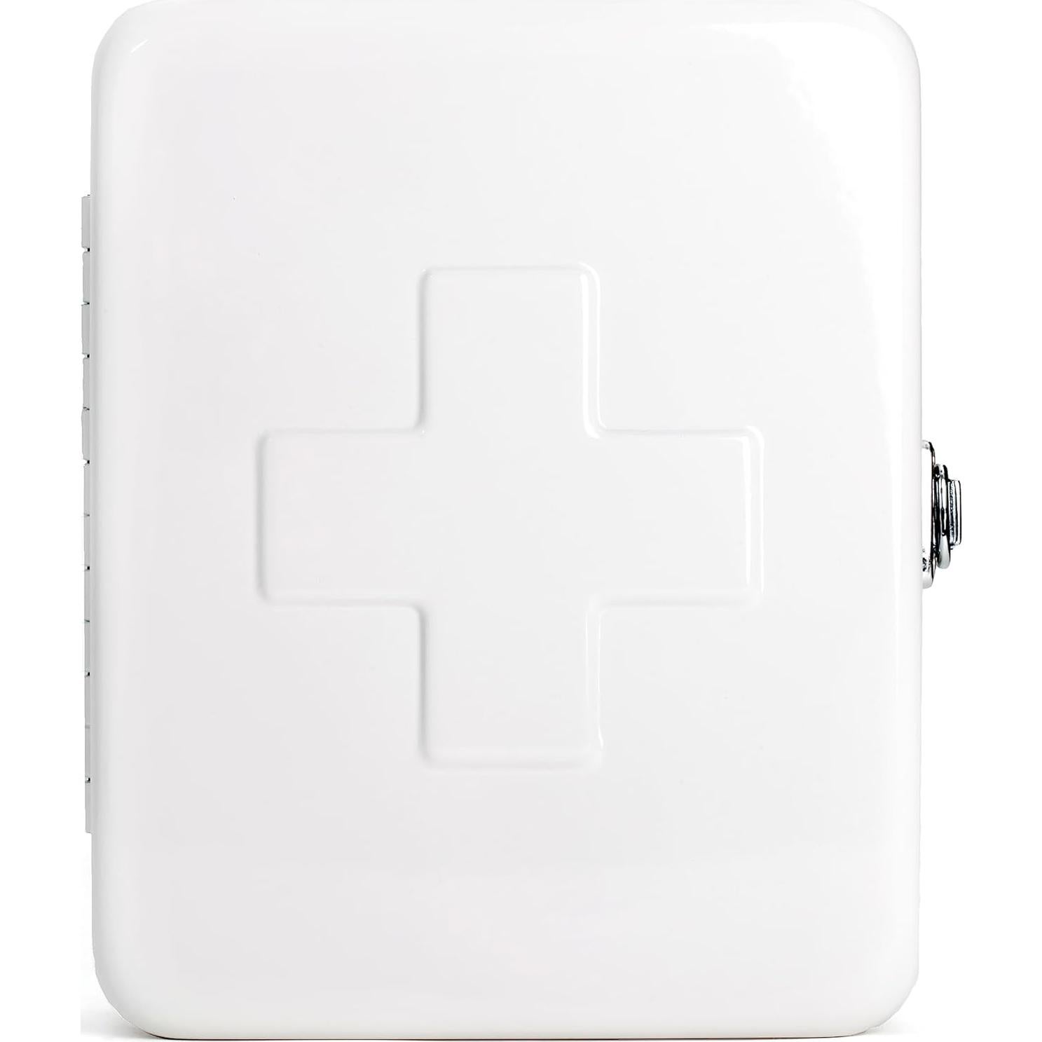 Estuche de Primeros Auxilios Kikkerland Acero Inoxidable Rojo