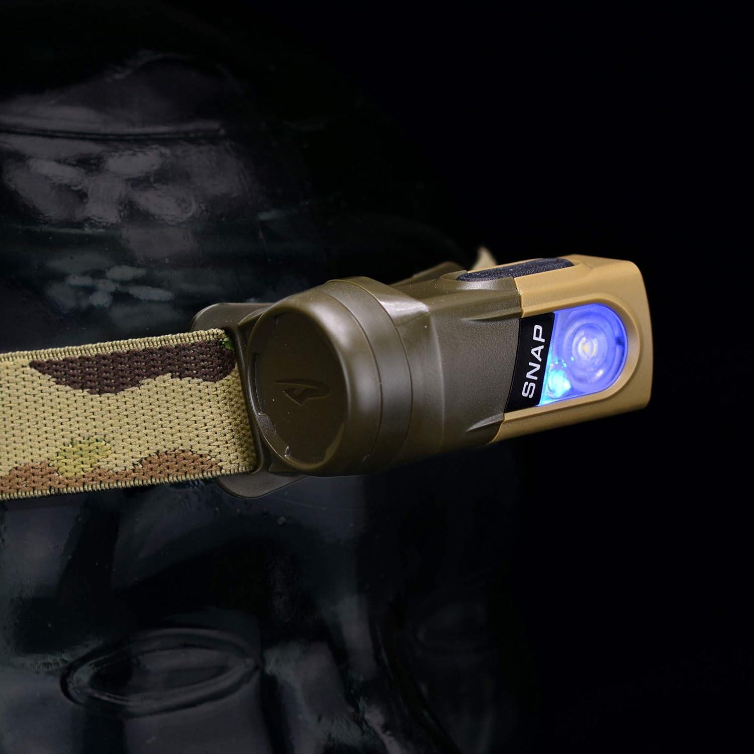 Linterna Frontal Princeton Tec Snap 300 Lúmenes RGB Multicam