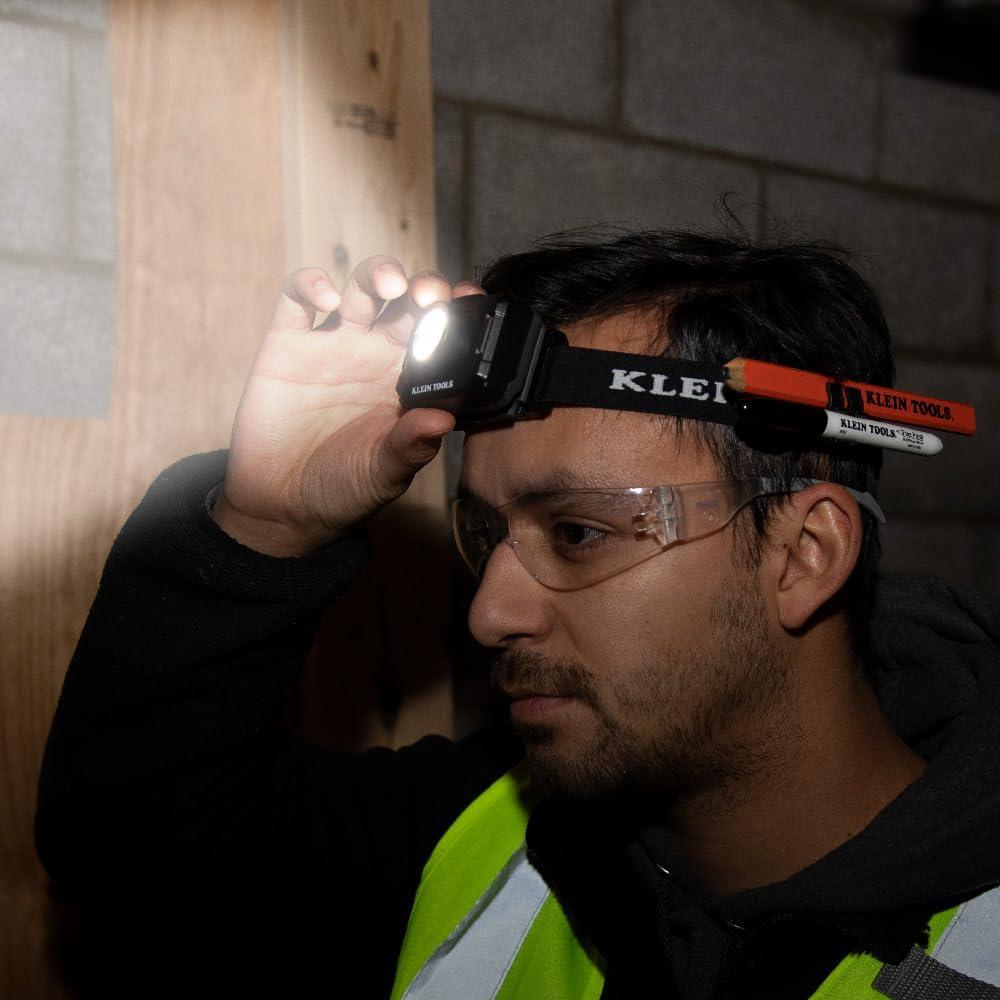 Linterna Frontal Recargable Klein Tools 800 Lúmenes LED