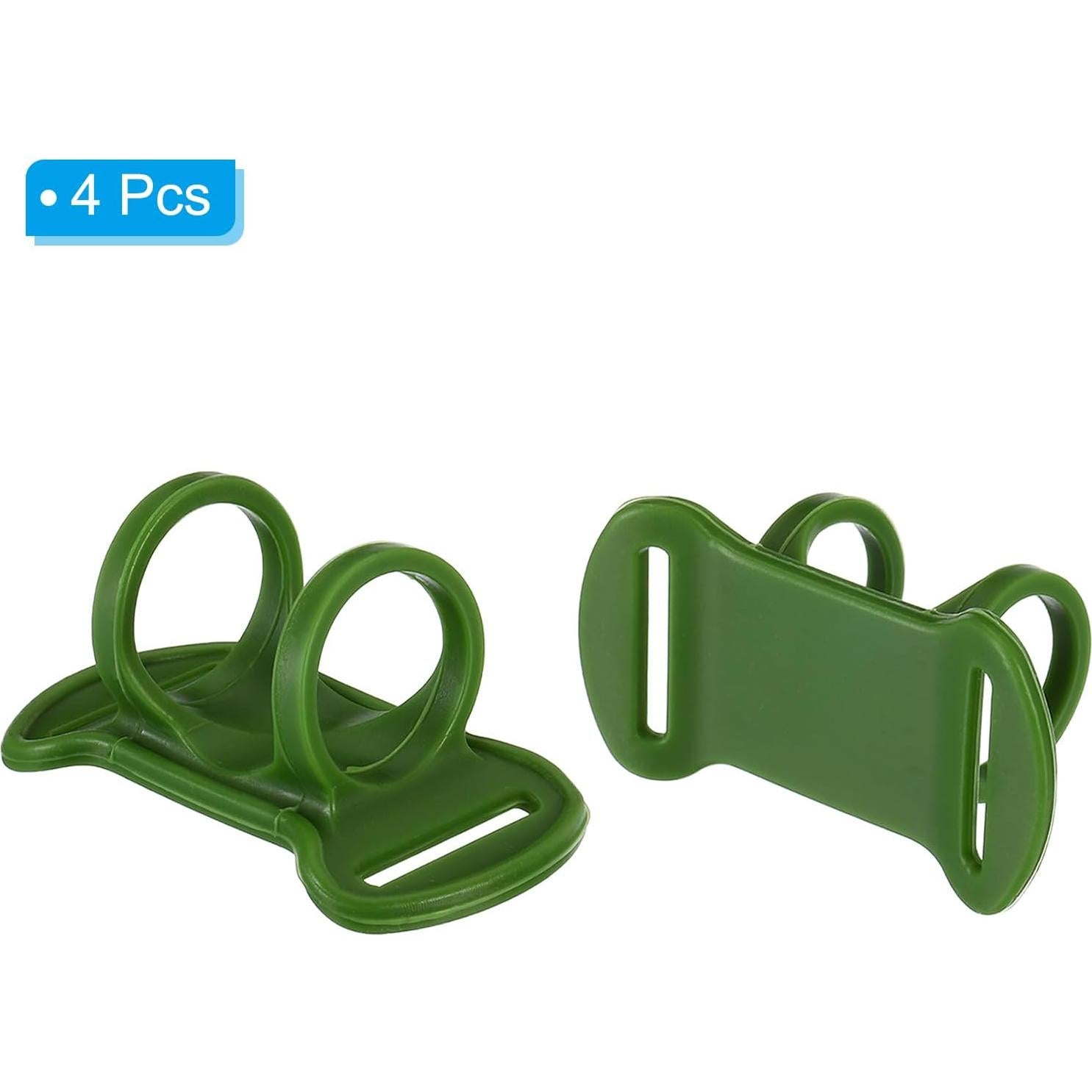 Soporte para Linterna PATIKIL 4 Pcs Silicona Verde 21mm