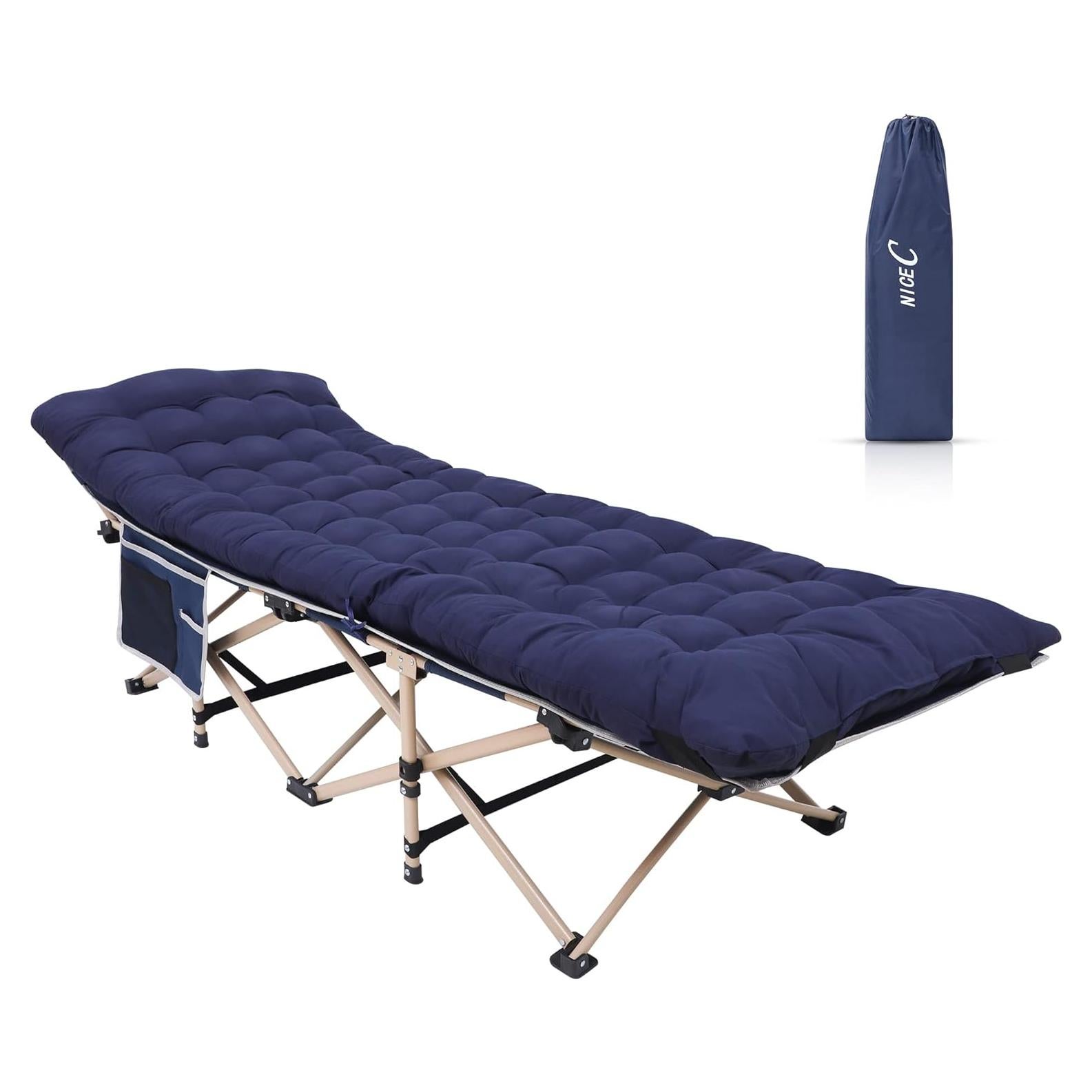 Cama de Camping Plegable Nice C con Colchón Marino 226kg