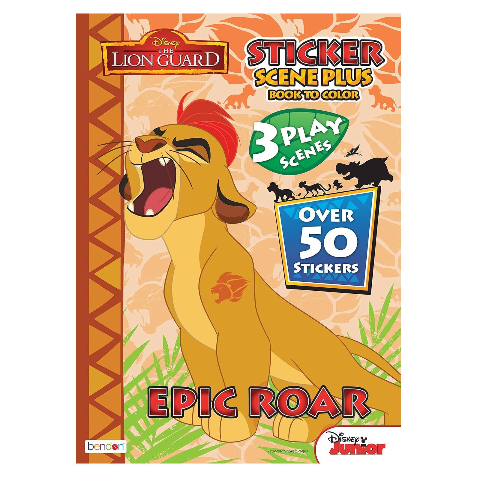 Libro de Actividades Disney Guardia del León con Pegatinas