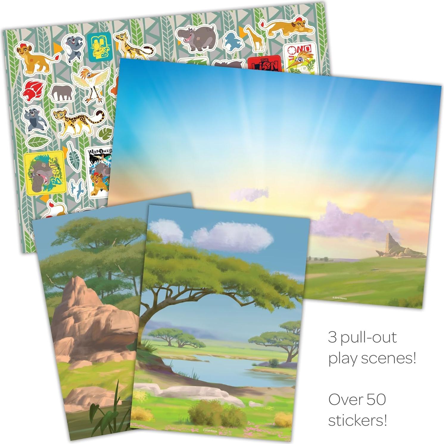 Libro de Actividades Disney Guardia del León con Pegatinas