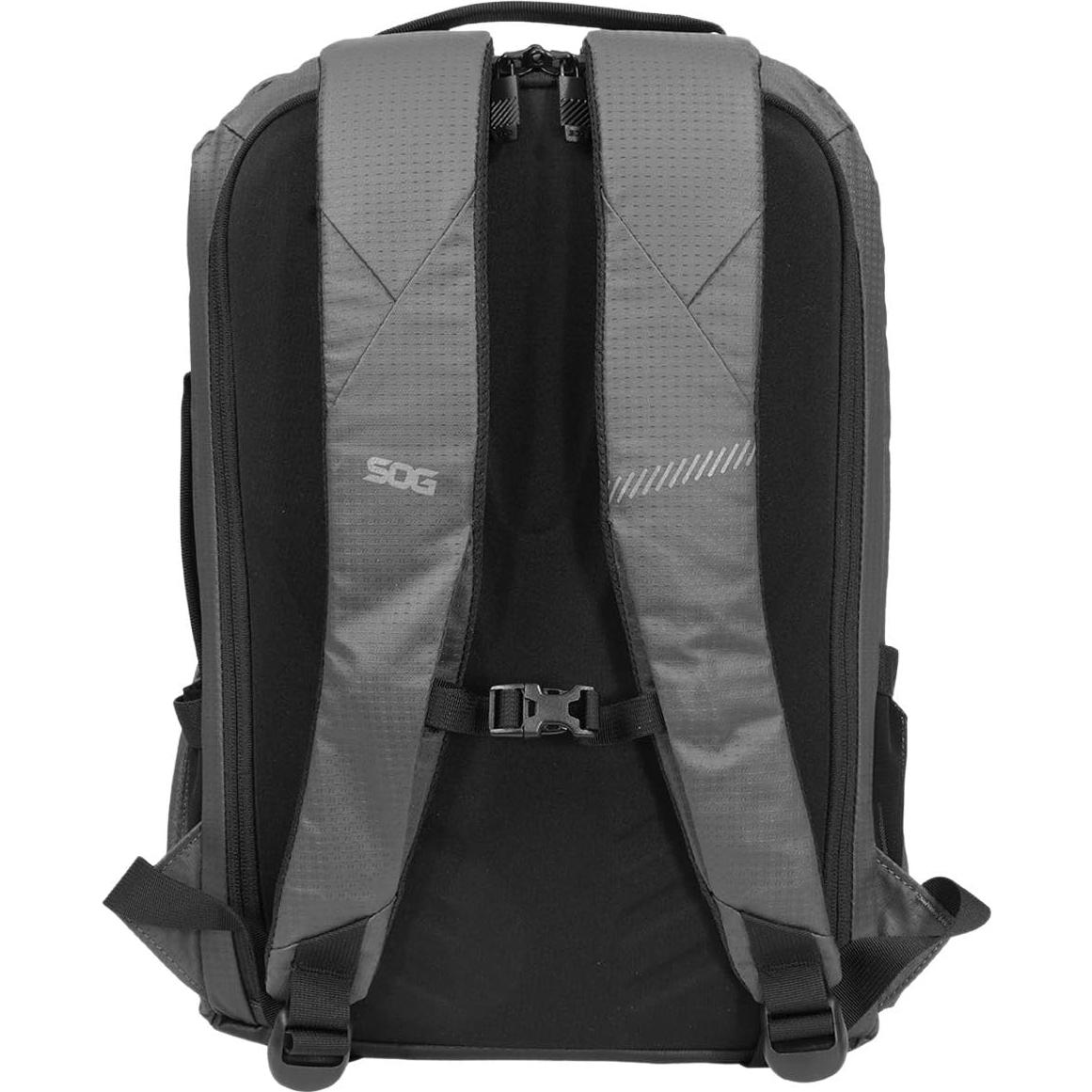 SOG Unisex Surrept/16 CS Liter Carry Lightweight Organized Functional Water-Resistant Nylon Travel Day Backpack, Charcoal/Bright Gray