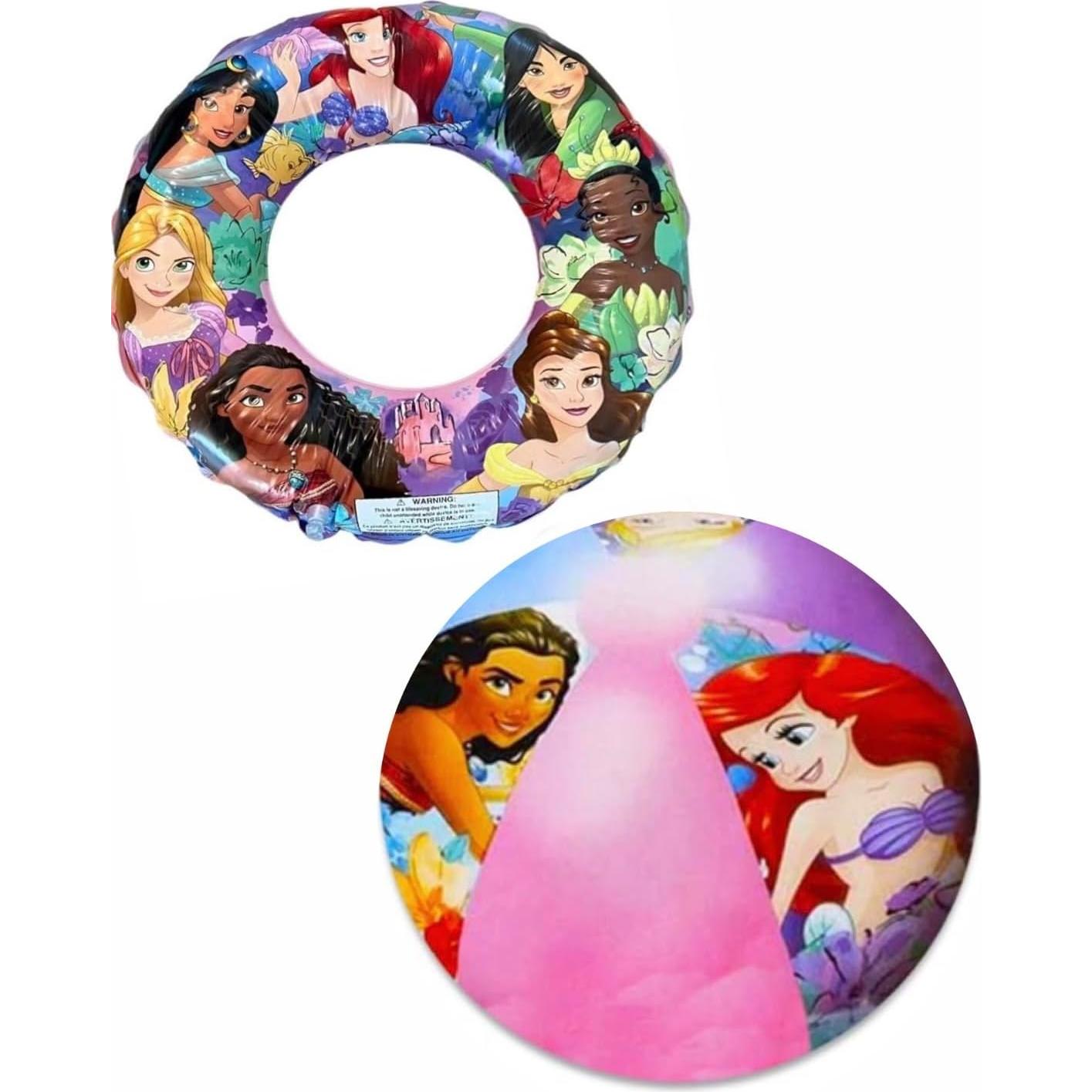 Anillo de Natación y Balón de Playa Disney Princess 44.5 cm